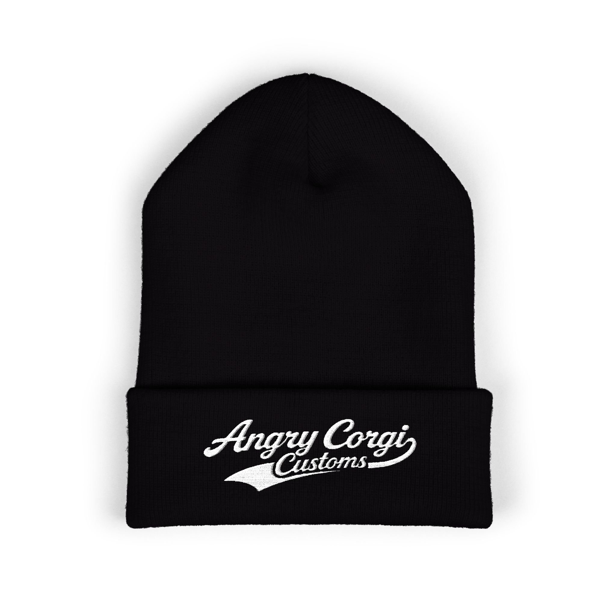 Embroidered Angry Corgi Customs - Beenie