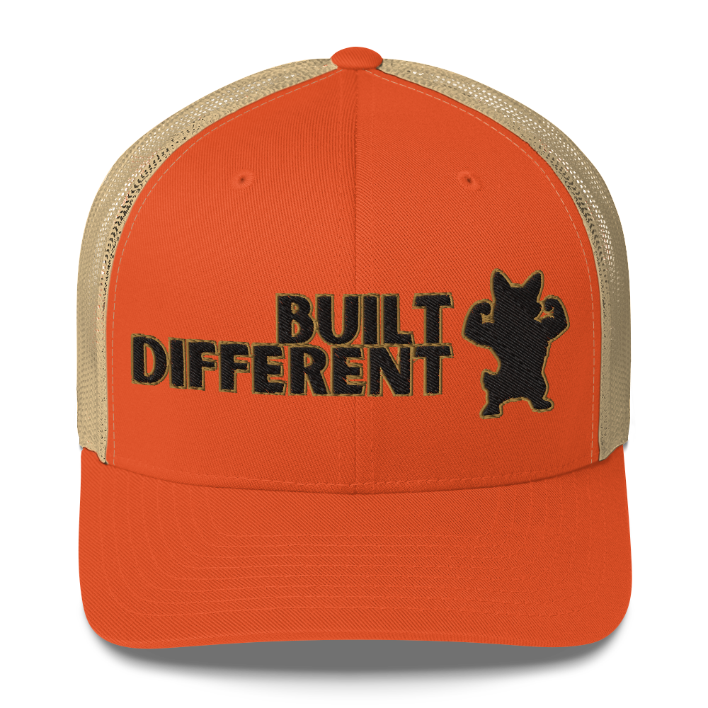 Built Different – Yupoong 6606 Snapback Hat