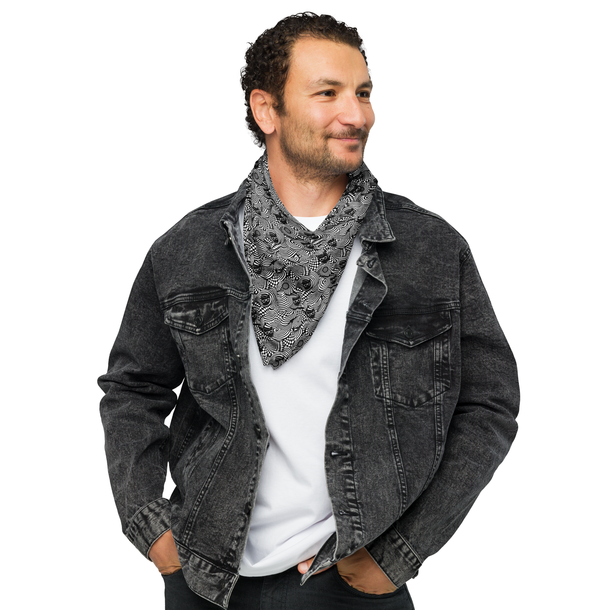 InCorgNito All-Over Print Bandana – Recycled, Lightweight, Multifunctional