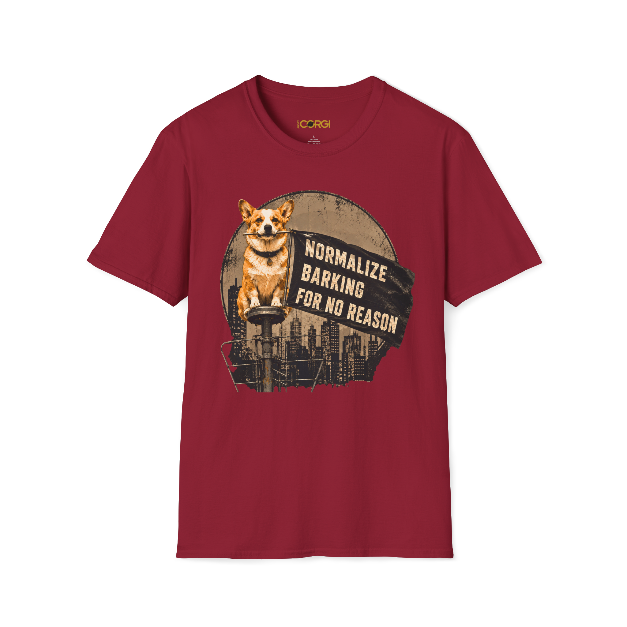 Corgi "Normalize Barking For No Reason" T‑Shirt
