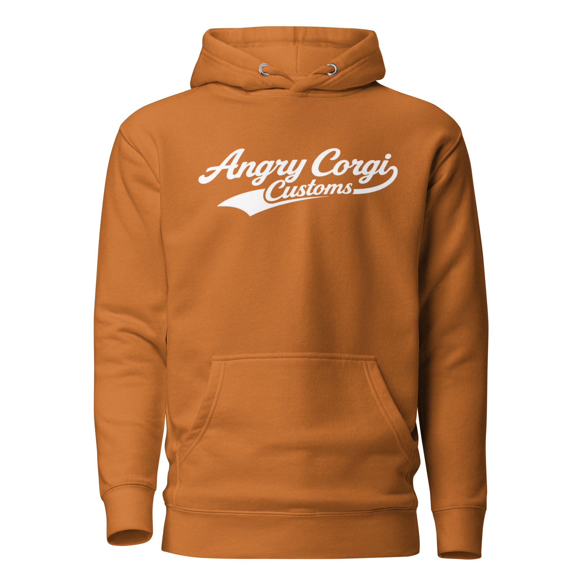 Angry Corgi Customs Premium Streetwear Hoodie – Ultra‑Soft, Modern Fit, Logo Front Print