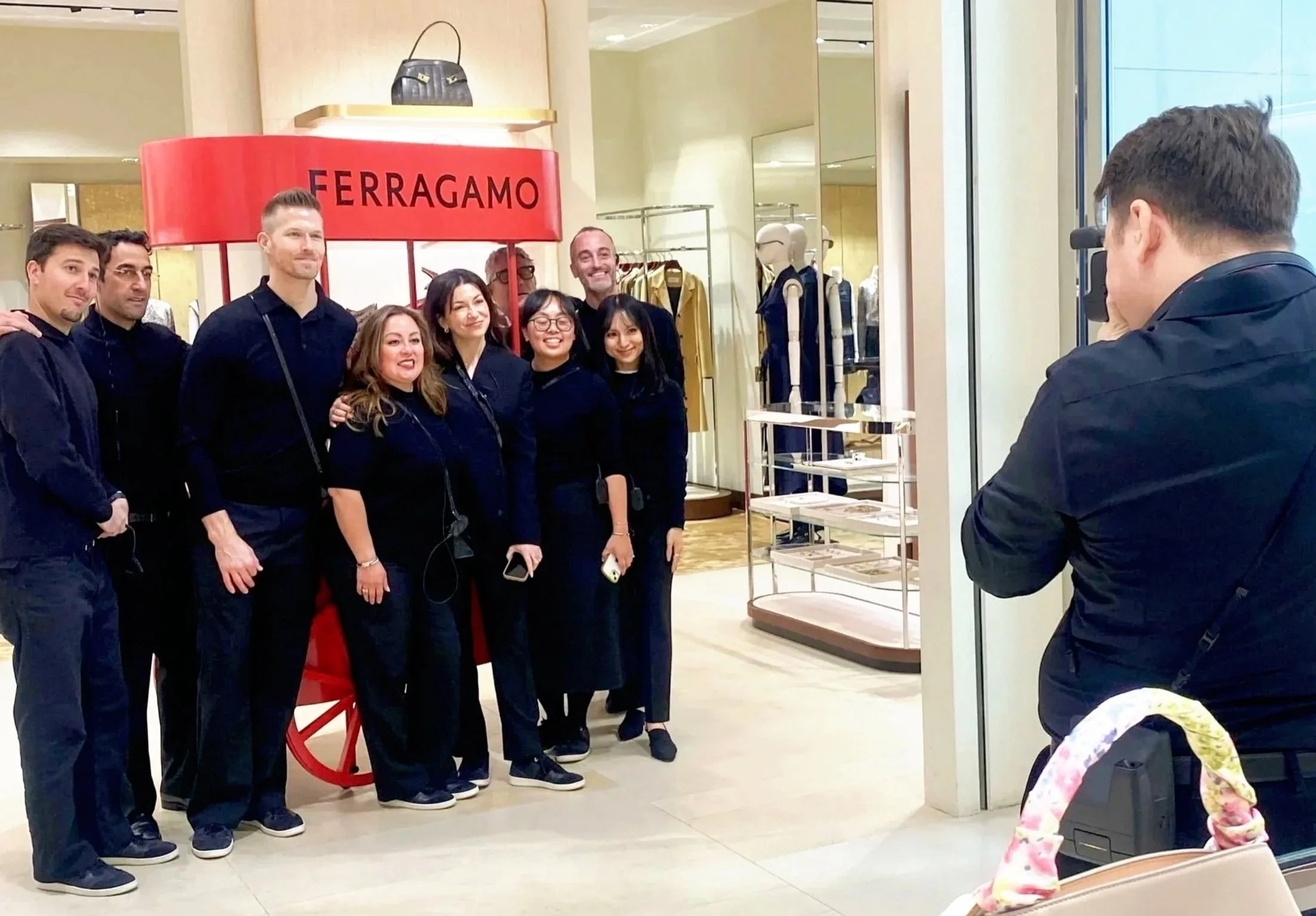 guests at a chicago brand activation having a polaroid photo taken onsite