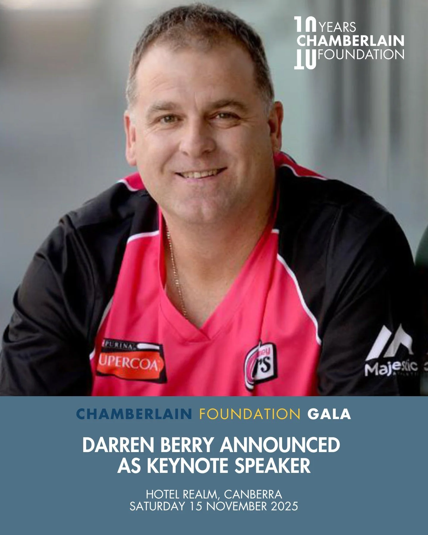 🏏 We’re honoured to announce Darren Berry as the keynote speaker for the Chamberlain Foundation Gala presented by @insuranceadvisernet
From humble beginnings to representing Australia in the 1997 Ashes Series, Darren’s cricket journey i