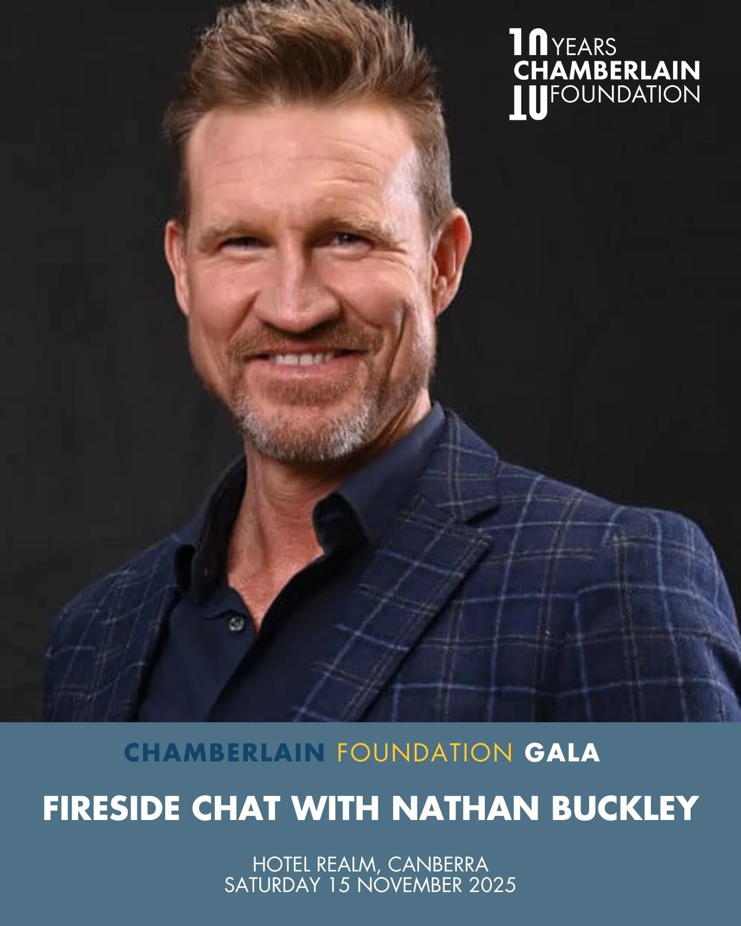 We’re thrilled to announce that Nathan Buckley will join us at the Chamberlain Foundation Gala presented by @insuranceadvisernet for an exclusive fireside chat.
A Brownlow Medal winner, AFL Hall of Famer and one of the game’s most respec