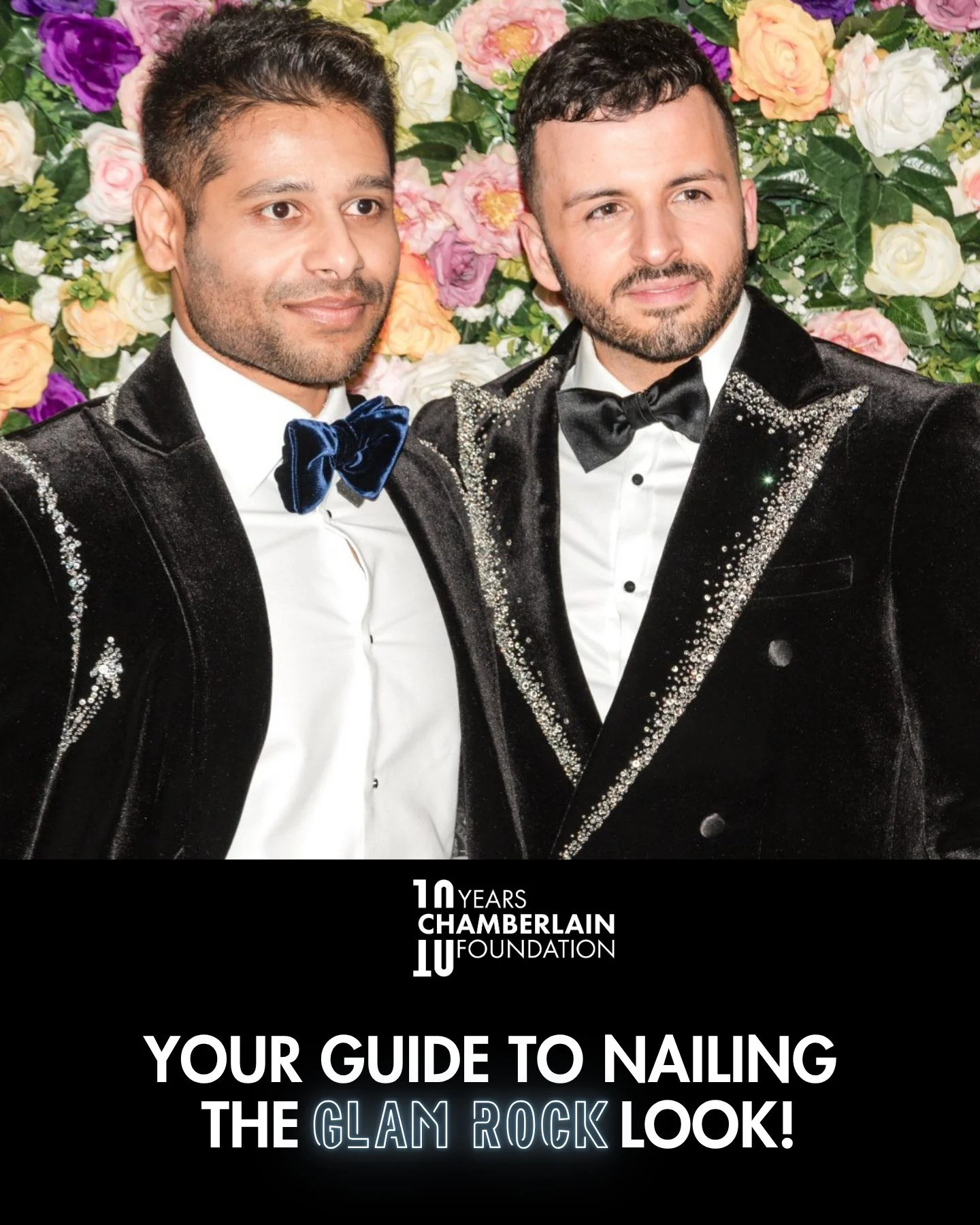 🎸 Your ultimate guide to nailing the glam rock look 🎸

Black tie with a twist? We&rsquo;ve got you. The Chamberlain Foundation Gala presented by @insuranceadvisernet  is all about mixing elegance with attitude... and here&rsquo;s our guide on how t