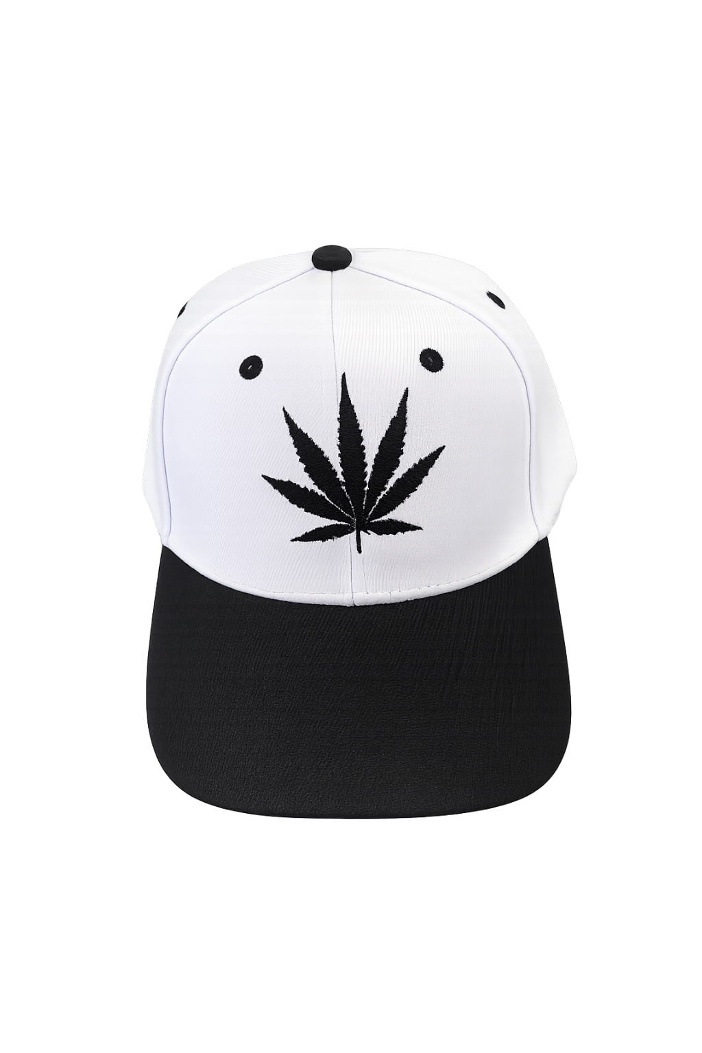Black & White Leaf hat.png