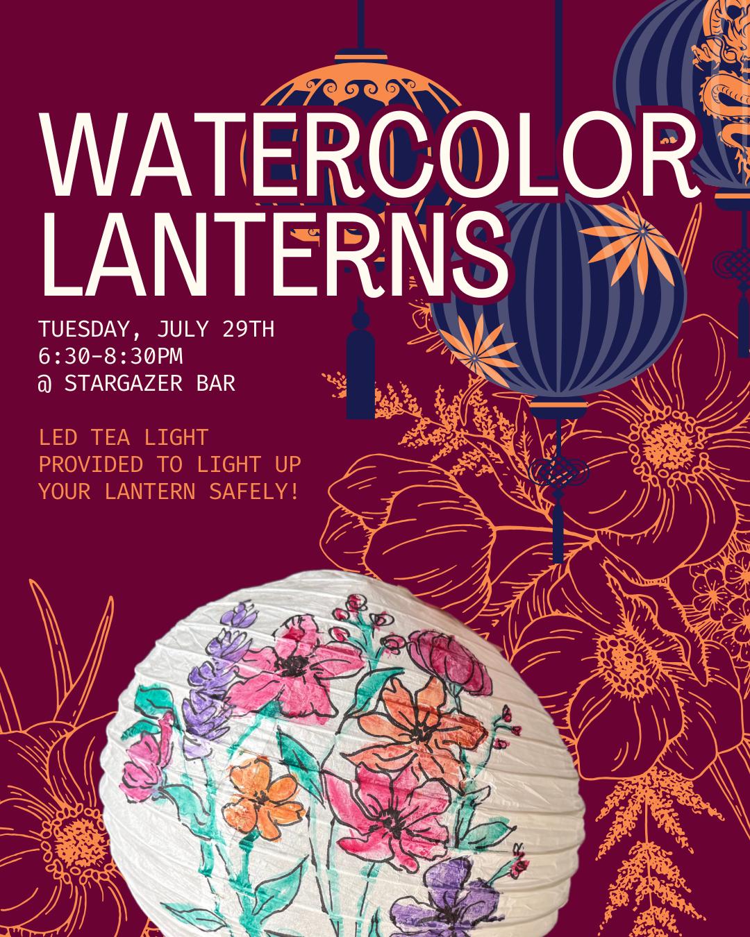 Watercolor Paper Lanterns