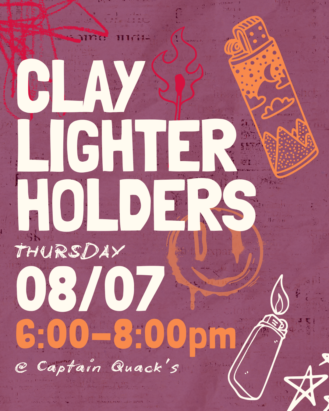 Clay Lighter Holders