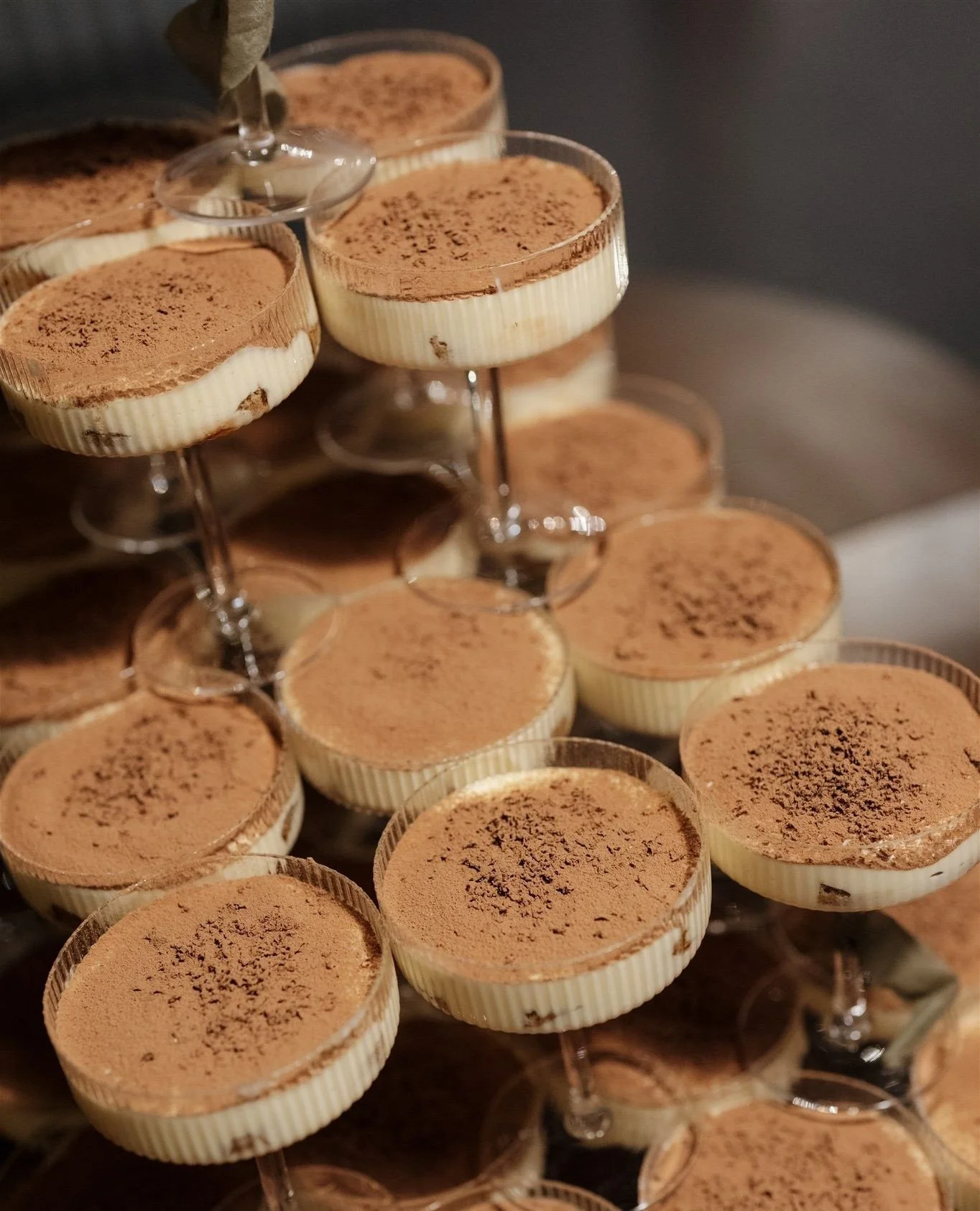 A tiramasu tower - now that is what dreams are made of 🖤 #TheWhiteStag⁠
⁠
@soul_kitchen_co