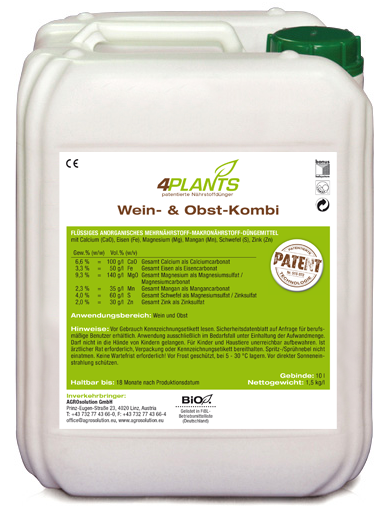 4Plants Wein/Obst-Kombi 10 LIter Kanister
