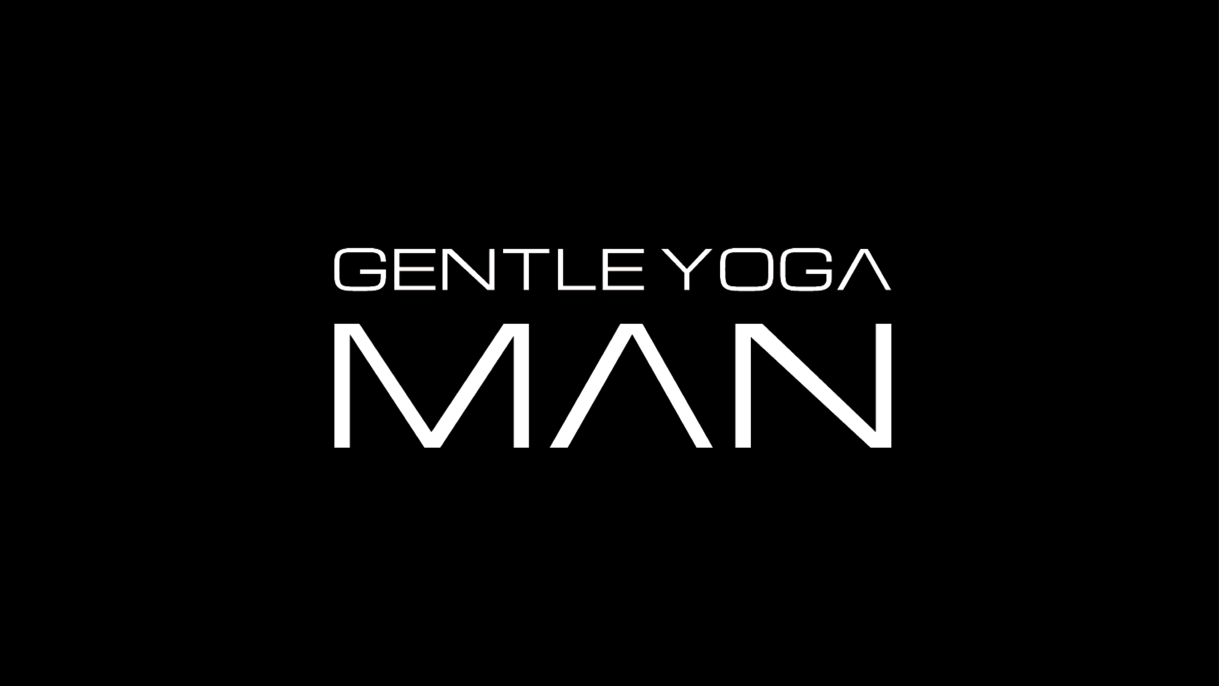 Gentle Yoga Man: Logo Design - Illustration