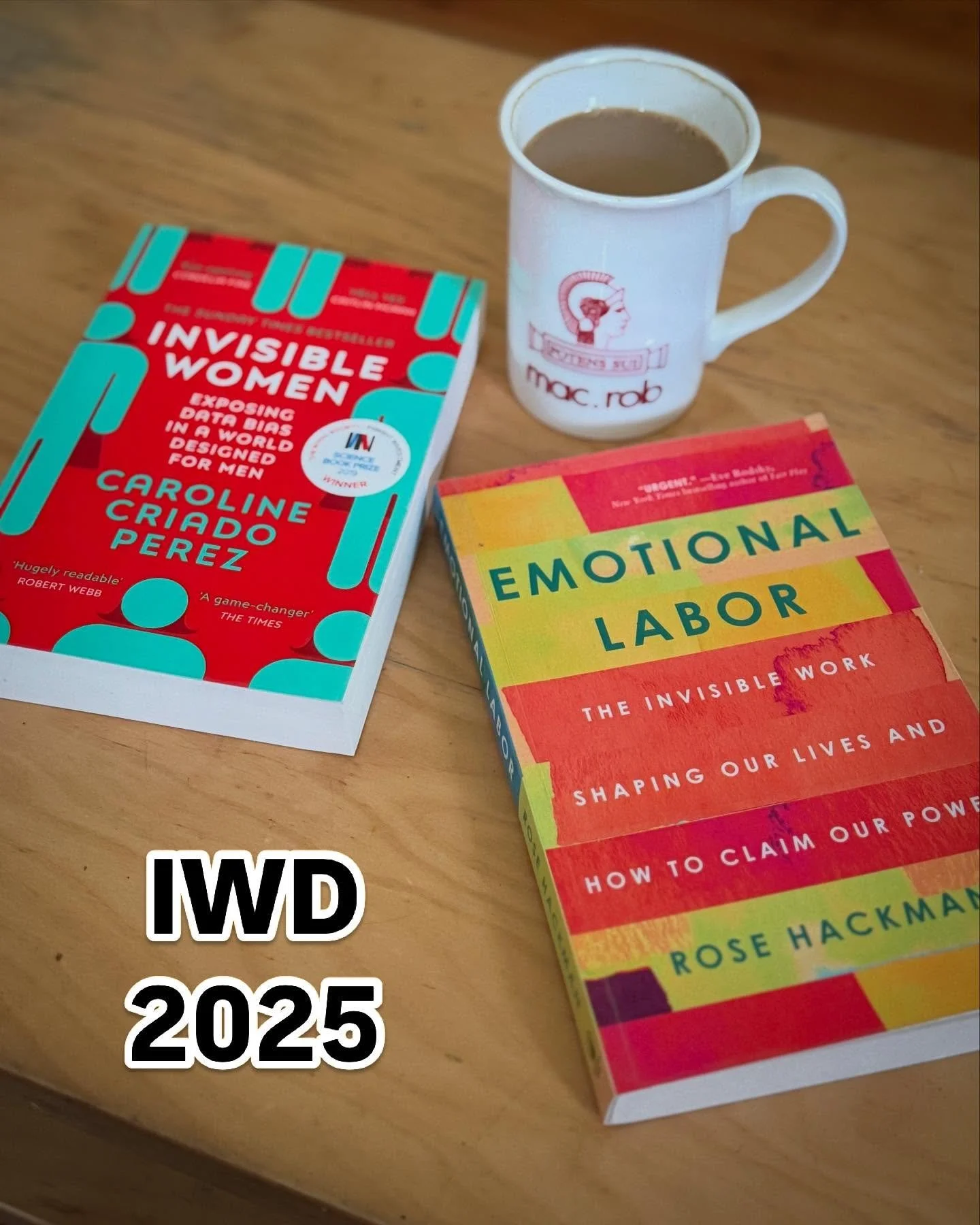 IWD 2025 

Bought some new books 📚😁 So thankful for easy access to education and for passionate educators! Here&rsquo;s some encouragement from this increasingly dystopian world:

. . . . . . . . . . 

At assembly this week, my son&rsquo;s head of 