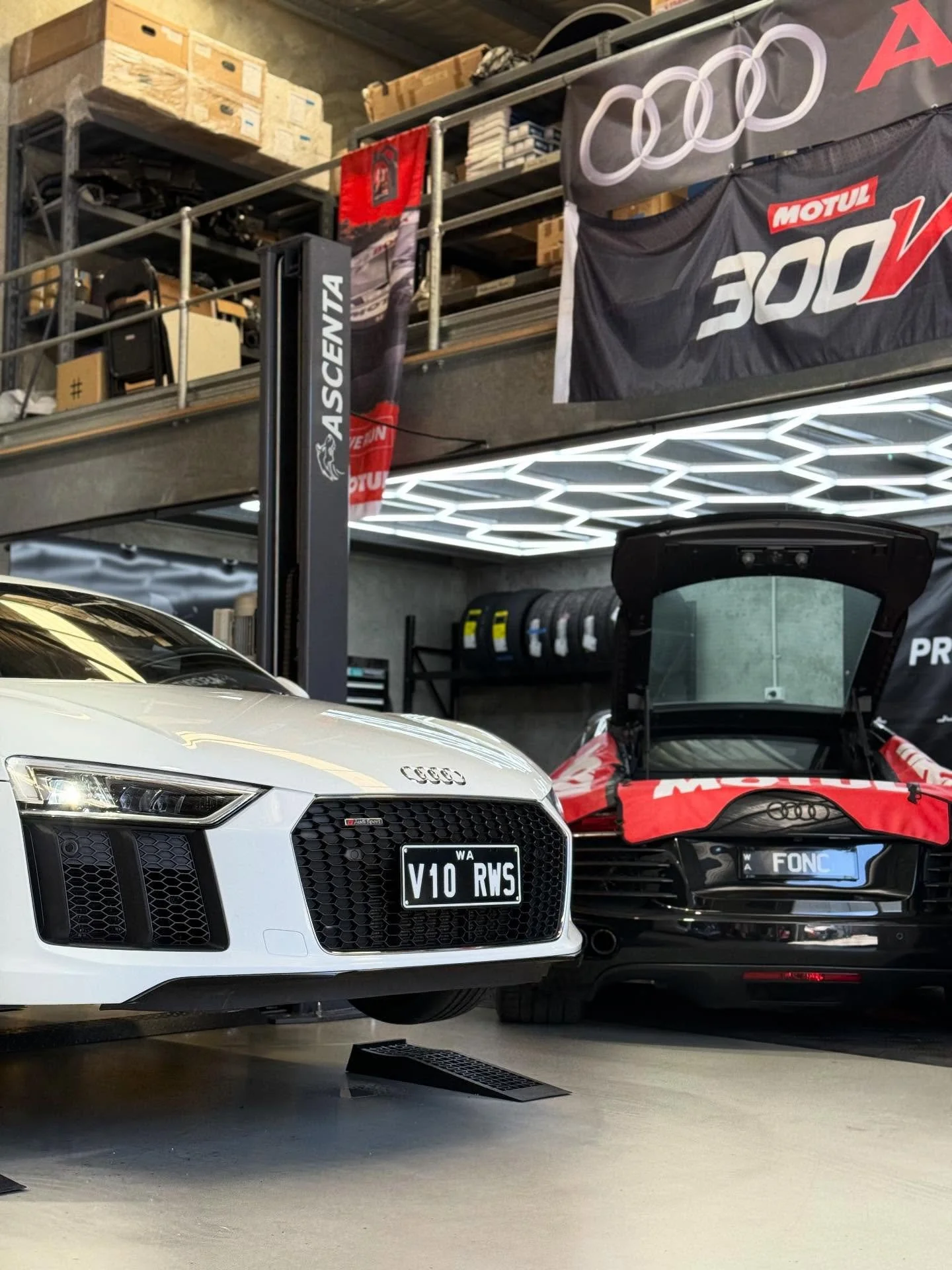 Audi R8 RWS 😮&zwj;💨🔥 

Earlier in the week we had this stunning example of a Audi R8 through our workshop, Customer recently purchased it from Sydney. We carried out a Routine Service, Inspection, Fitted some new Michelin tyres &amp; carried out a