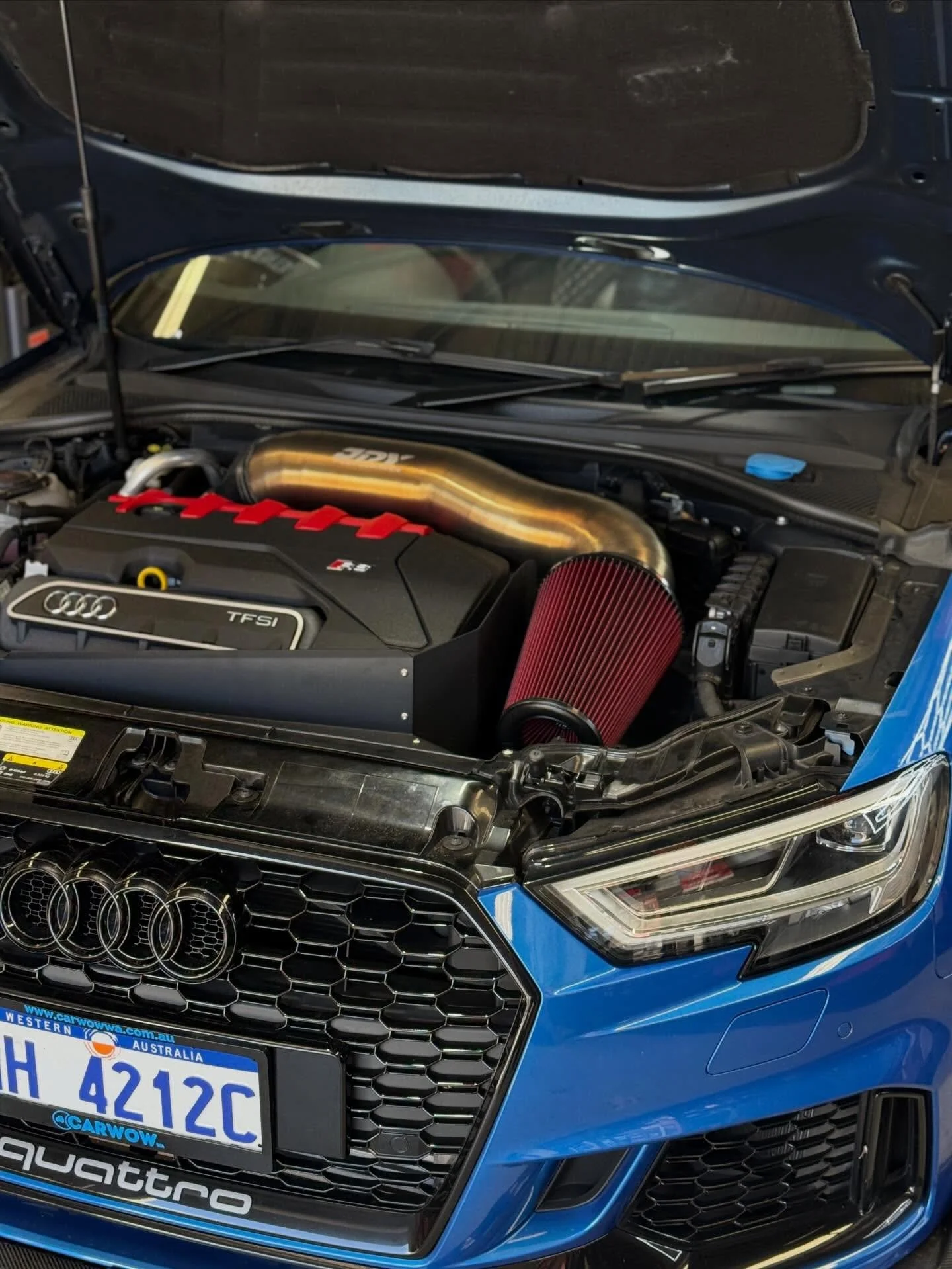 @quillansalkilld just picked up one of his dream cars after his latest UFC fight &mdash; a 2020 DNWA RS3 💥

Straight away, we knew it needed more power&hellip; and a lot more noise.

Now he&rsquo;s rocking up to training faster, louder, and ready to