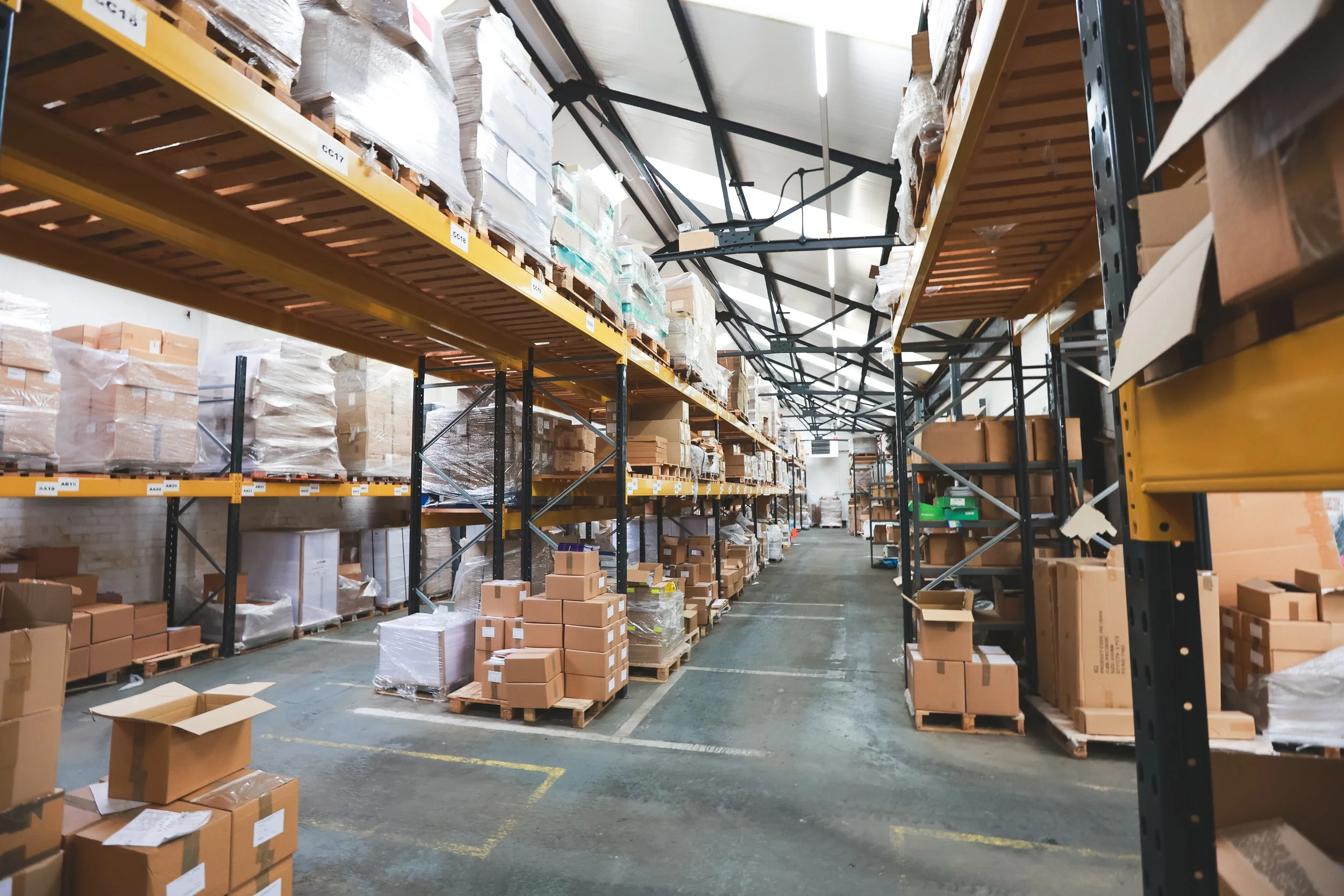 Clarkeprint's warehouse and web to print distribution centre