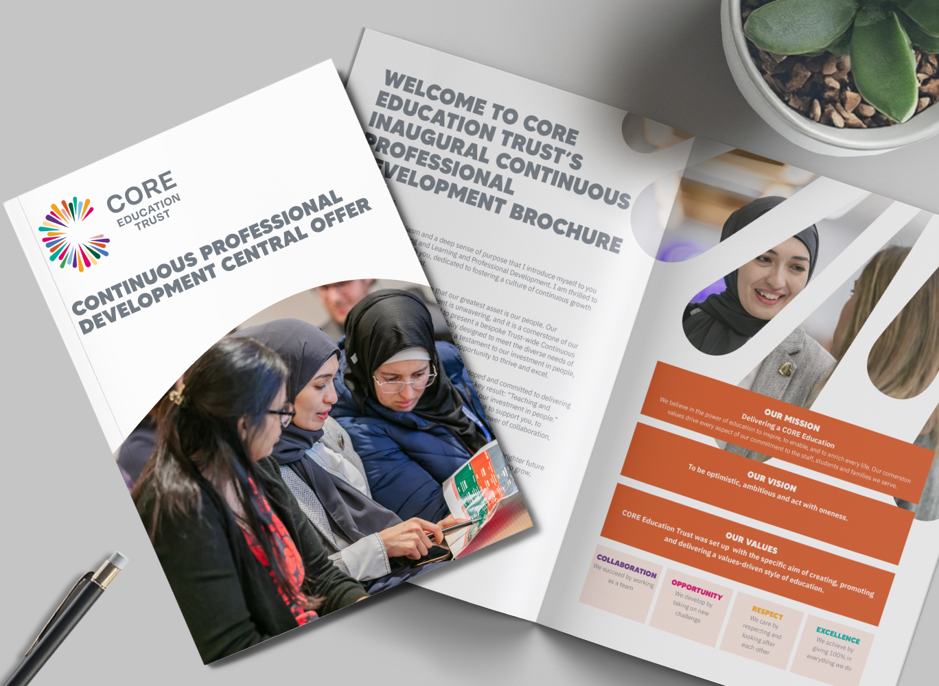 brochure printing and distribution from clarkeprint's managed print services