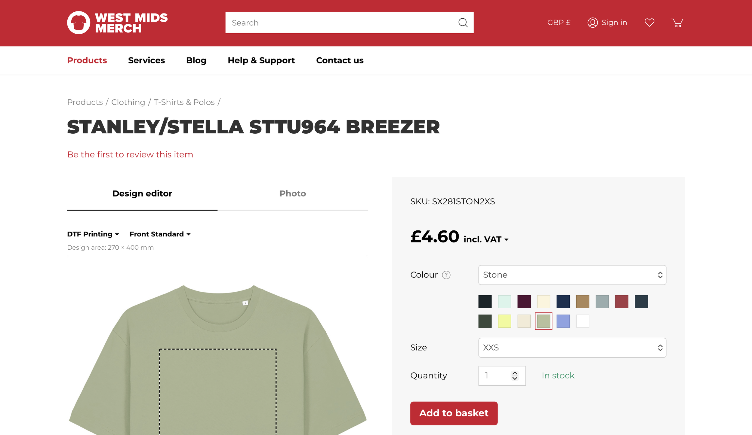 Print on demand management platform West Mids Merch