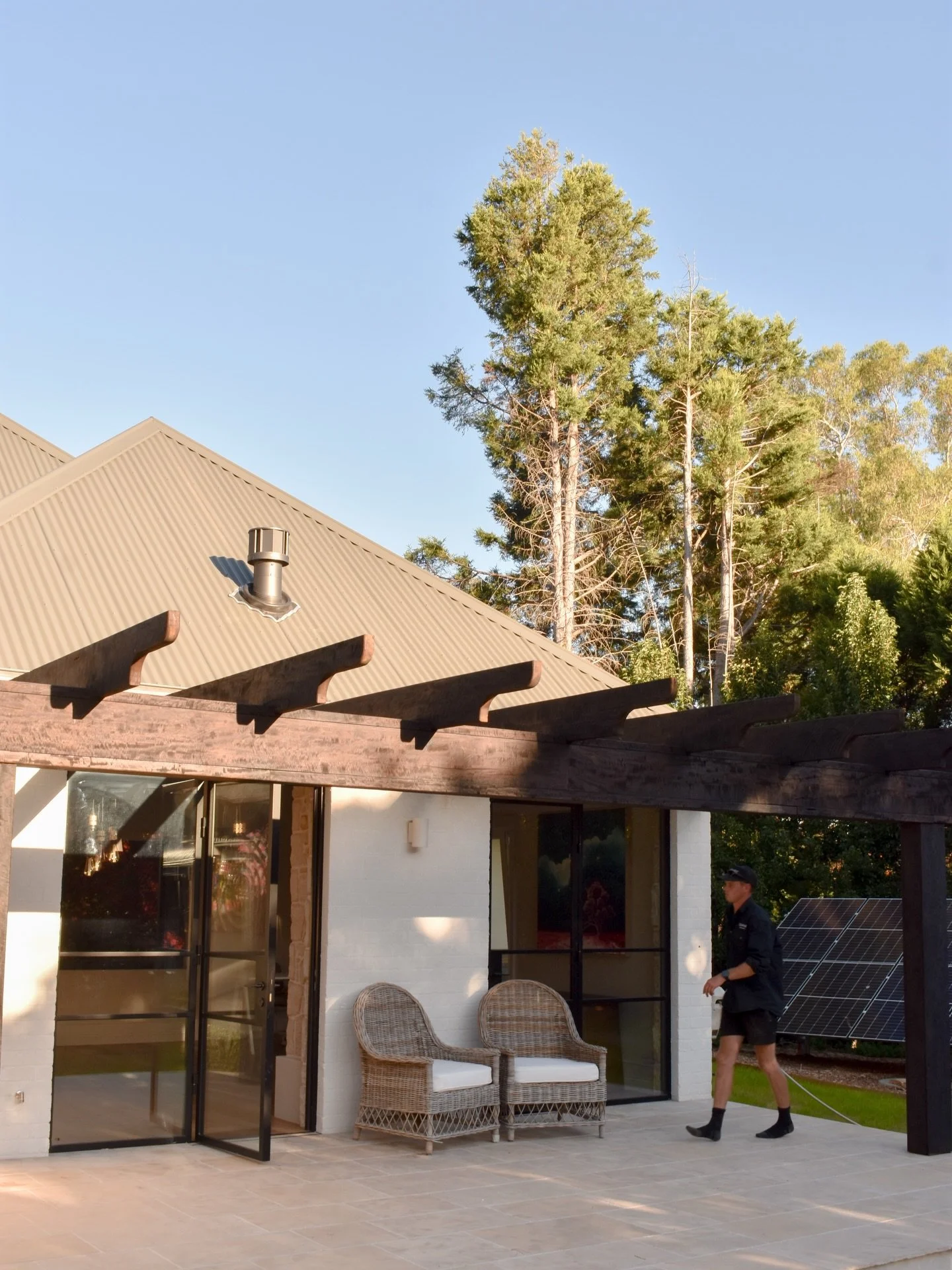 The Alfresco area coming off the Burradoo renovation. The perfect spot for a highlands afternoon.
