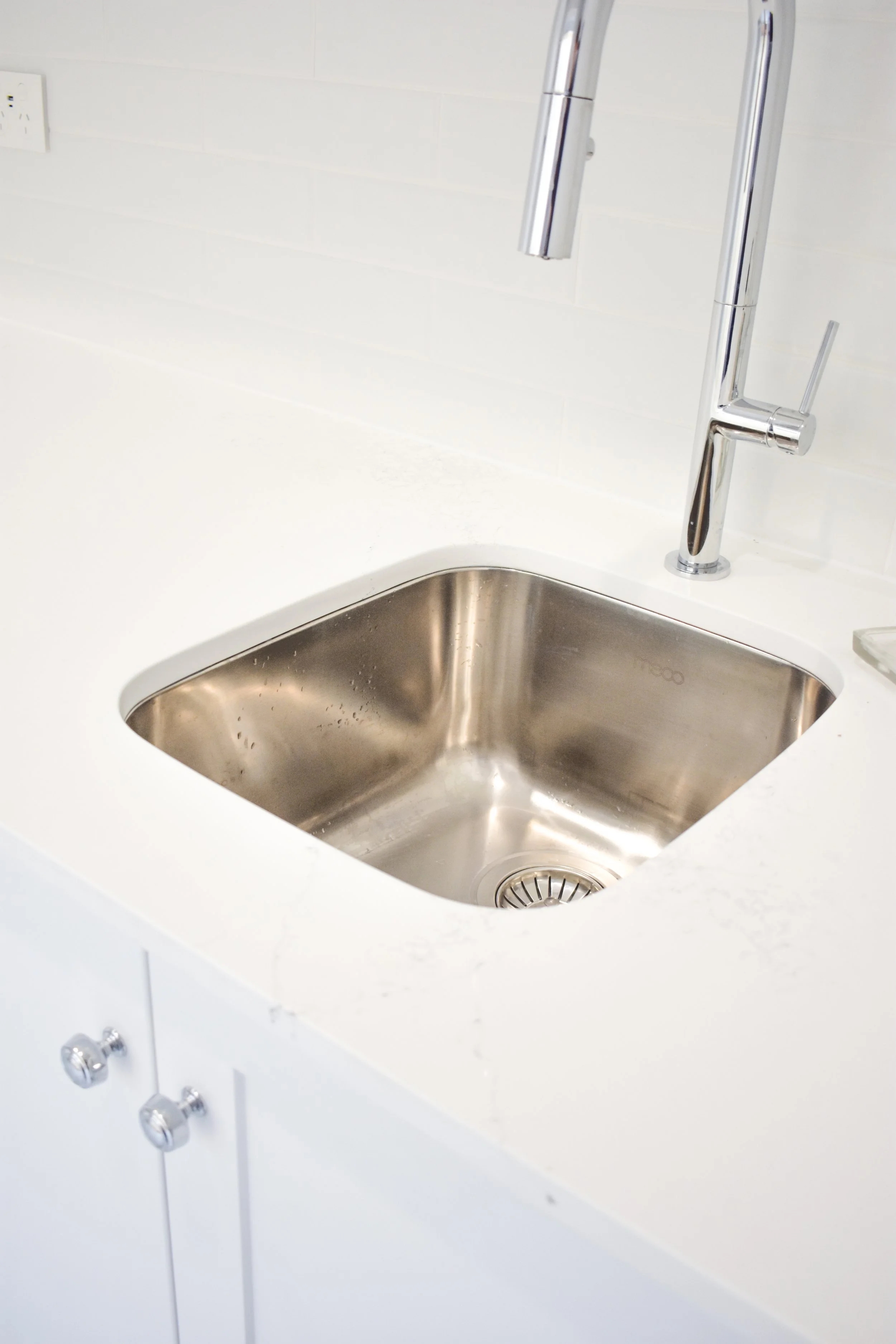Sink in the laundry renovation