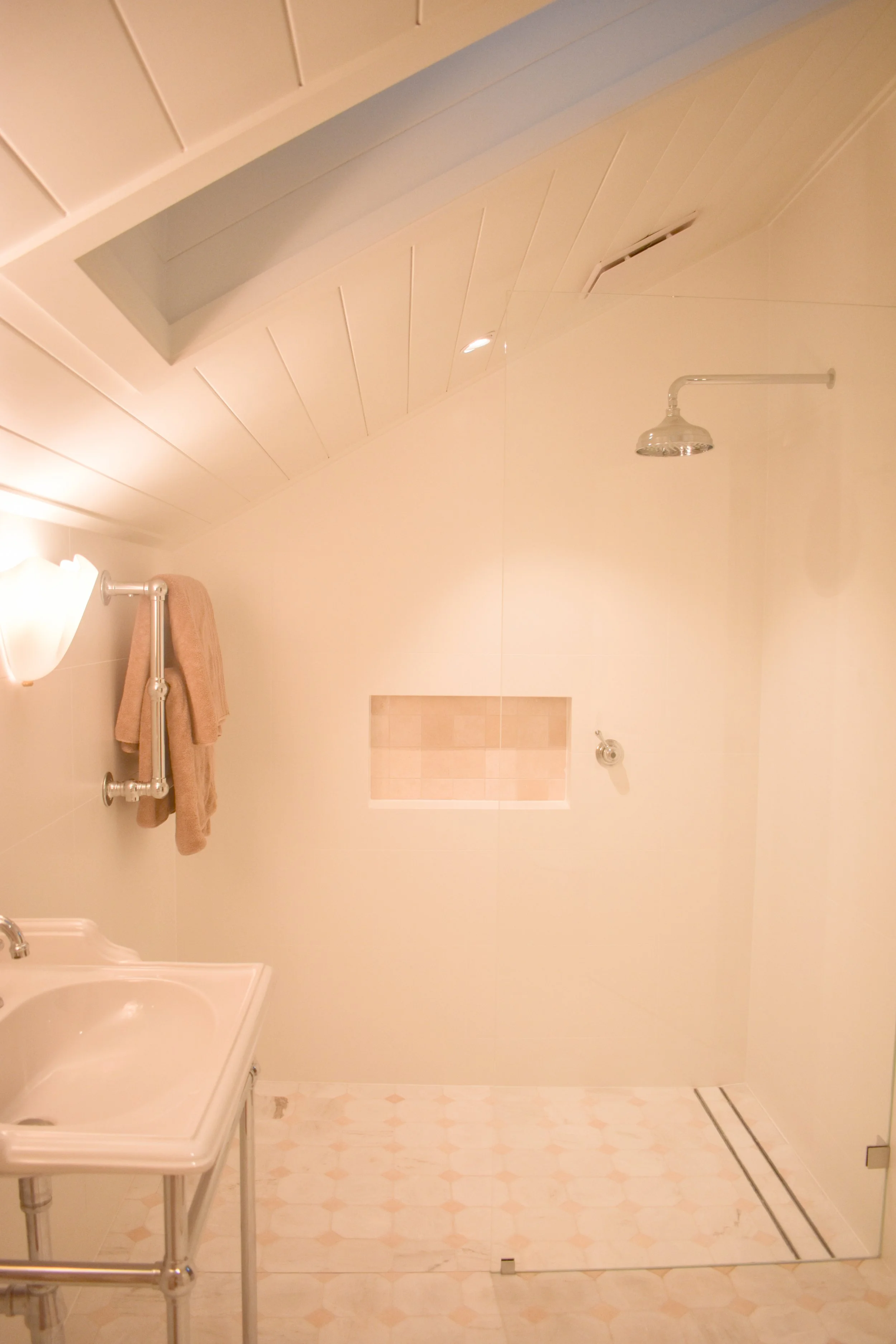 The bathroom addition to the Oxley drive renovation