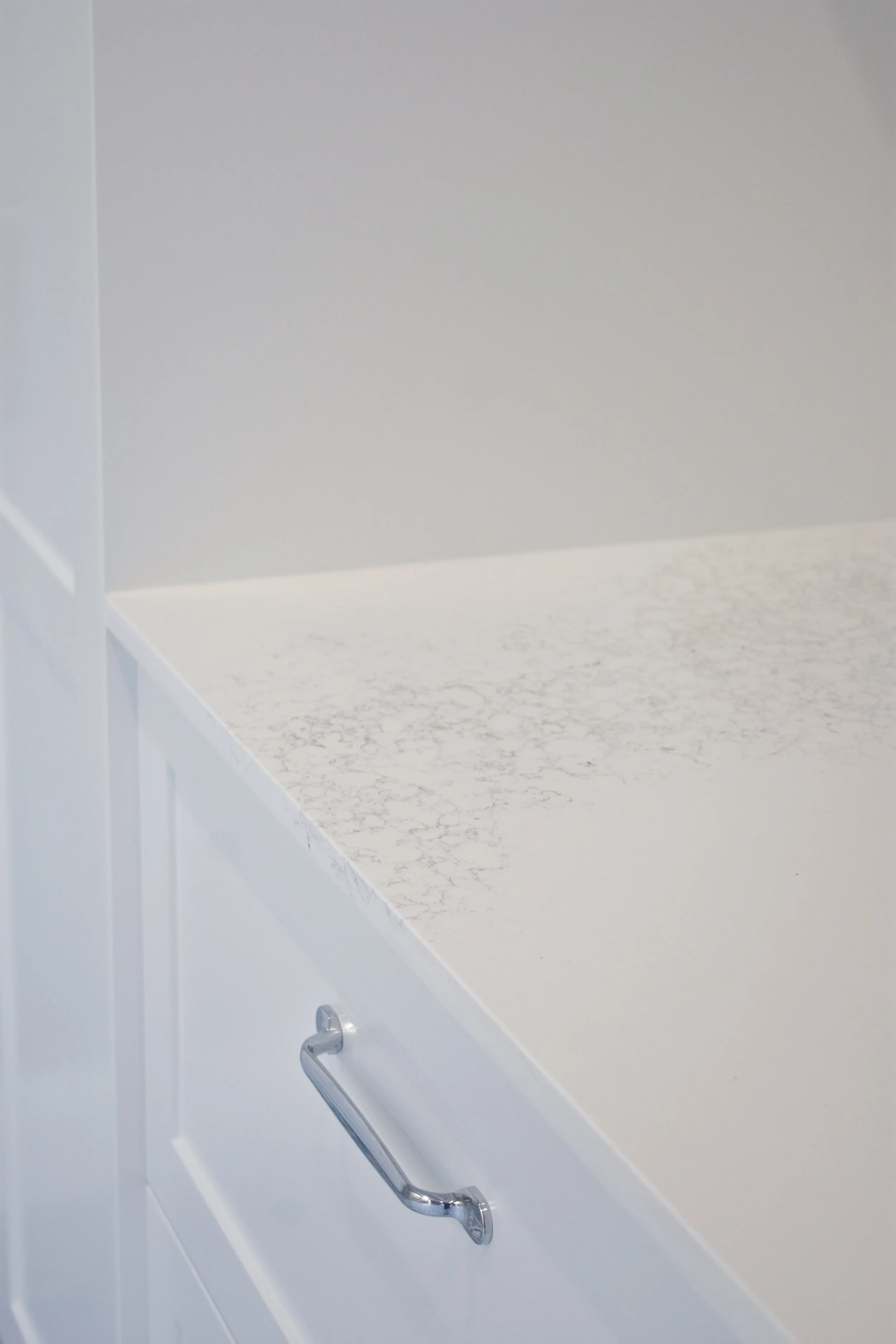 Bench-tops in the laundry renovation