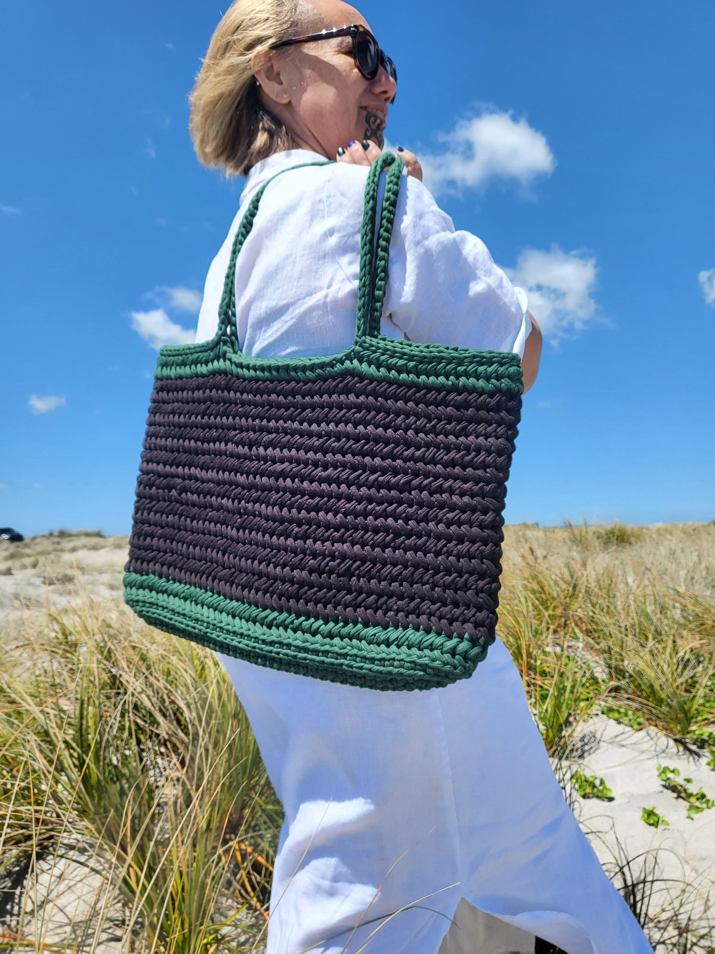 Kete tote in green