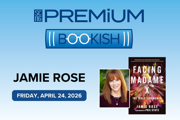 Image promoting Bookish event with Jamie Rose
