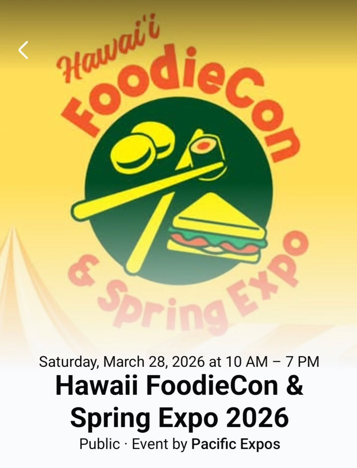 We are happy to announce that we will be back at Foodie Con this year