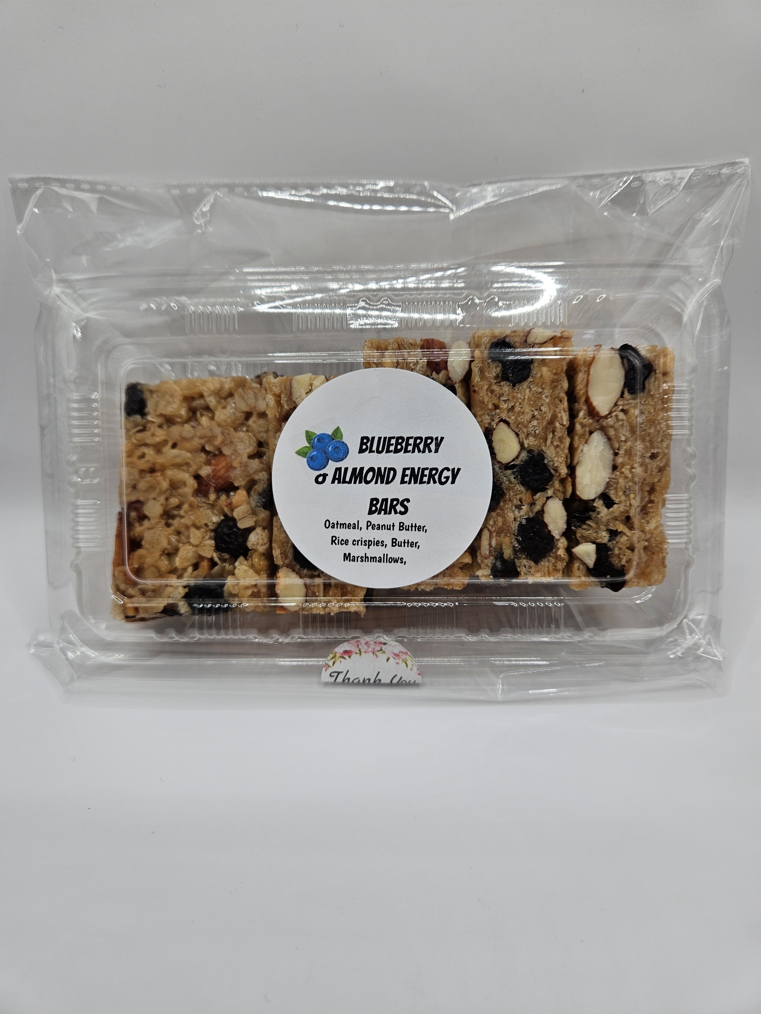 Blueberry Almond Energy Bars