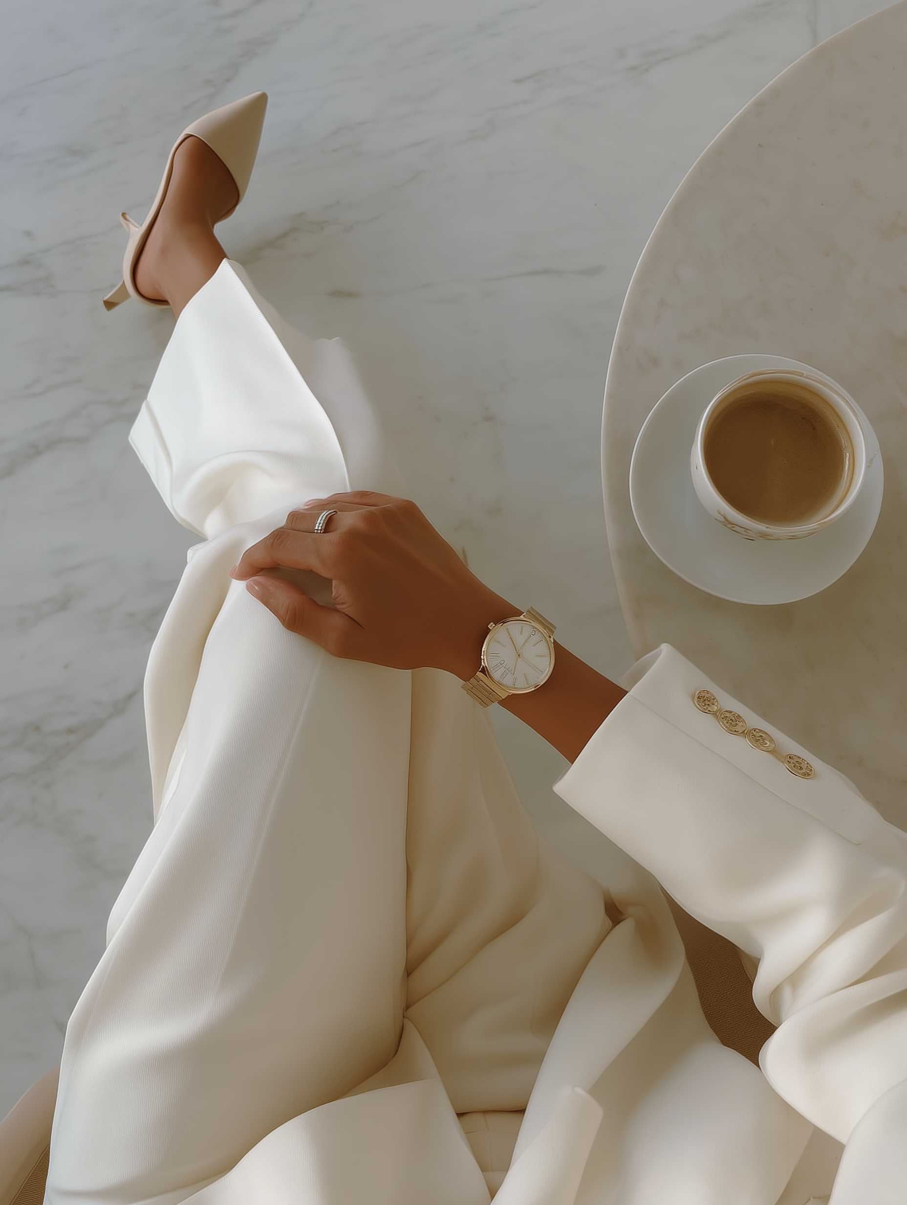 Happy healthy well business woman earning money