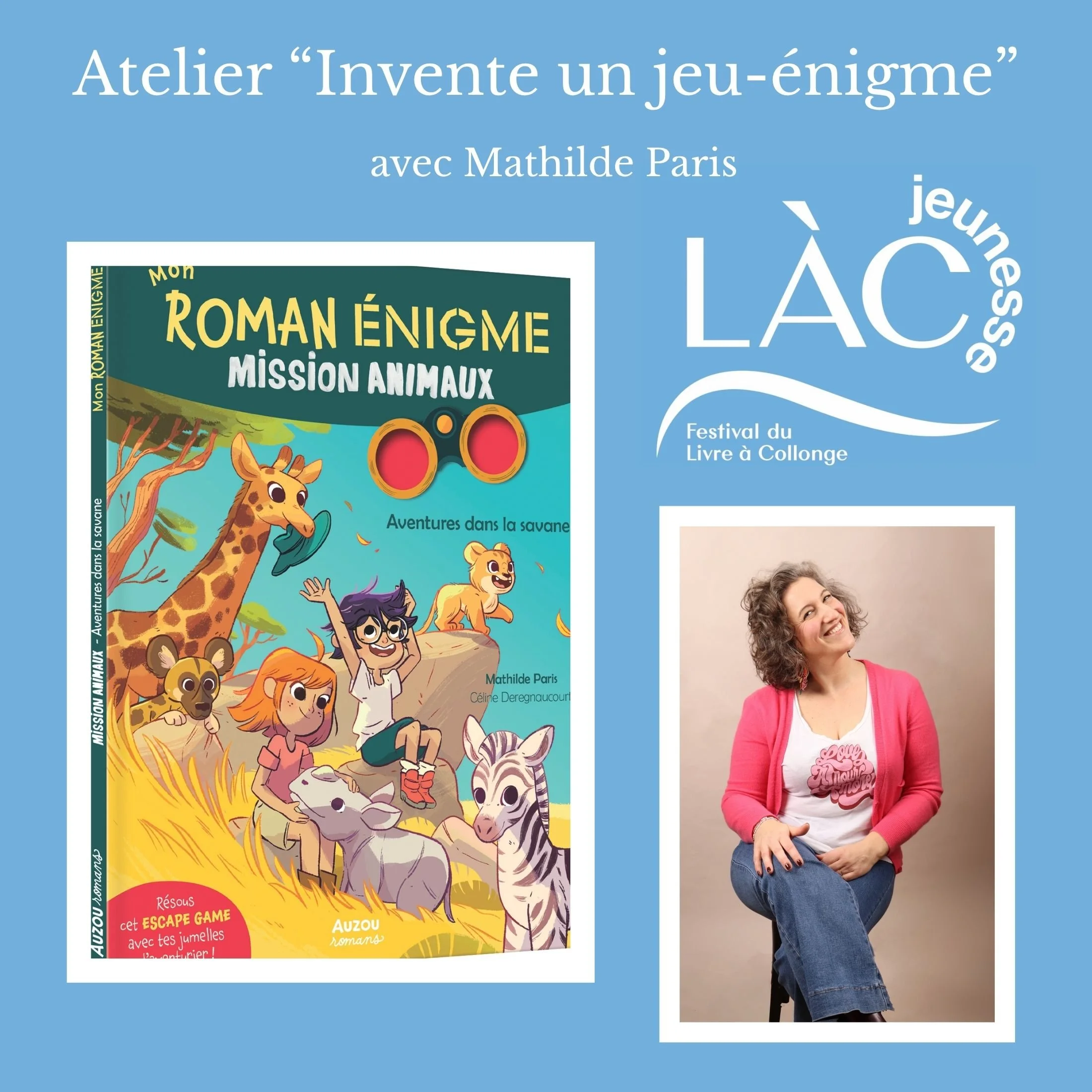 Atelier créatif: “Invente un jeu-énigme !”