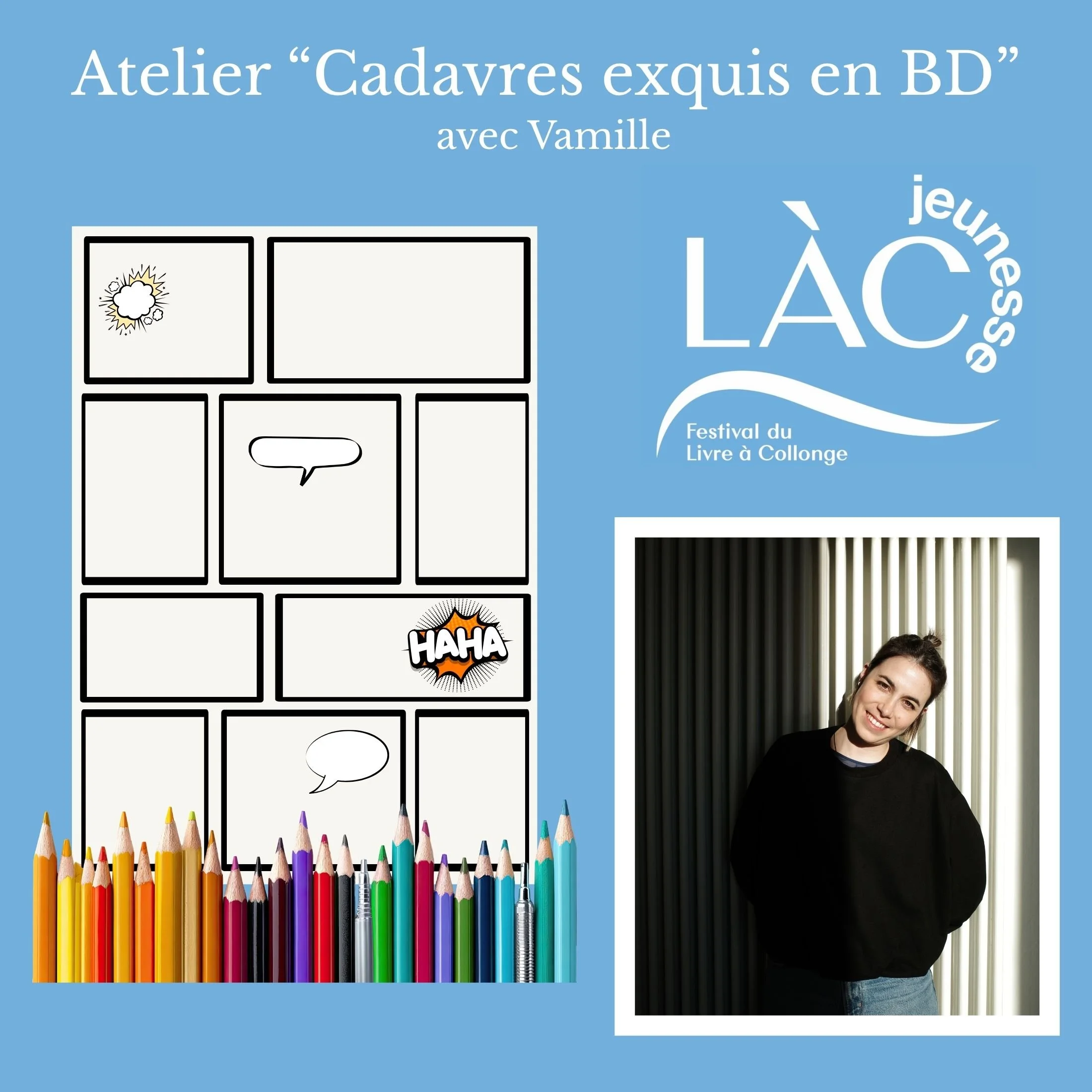 Atelier créatif: “Cadavres exquis en bande dessinée”