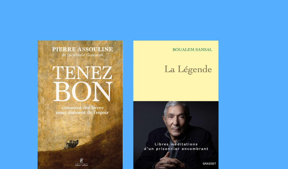 Pierre Assouline et Boualem Sansal