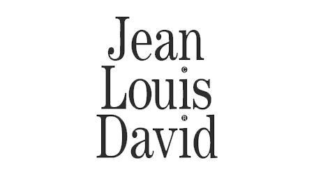 Texte avec les noms 'Jean Louis David' en noir sur fond blanc.