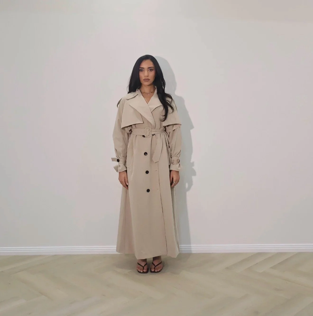 Leah Maxi Trench Pre-Order