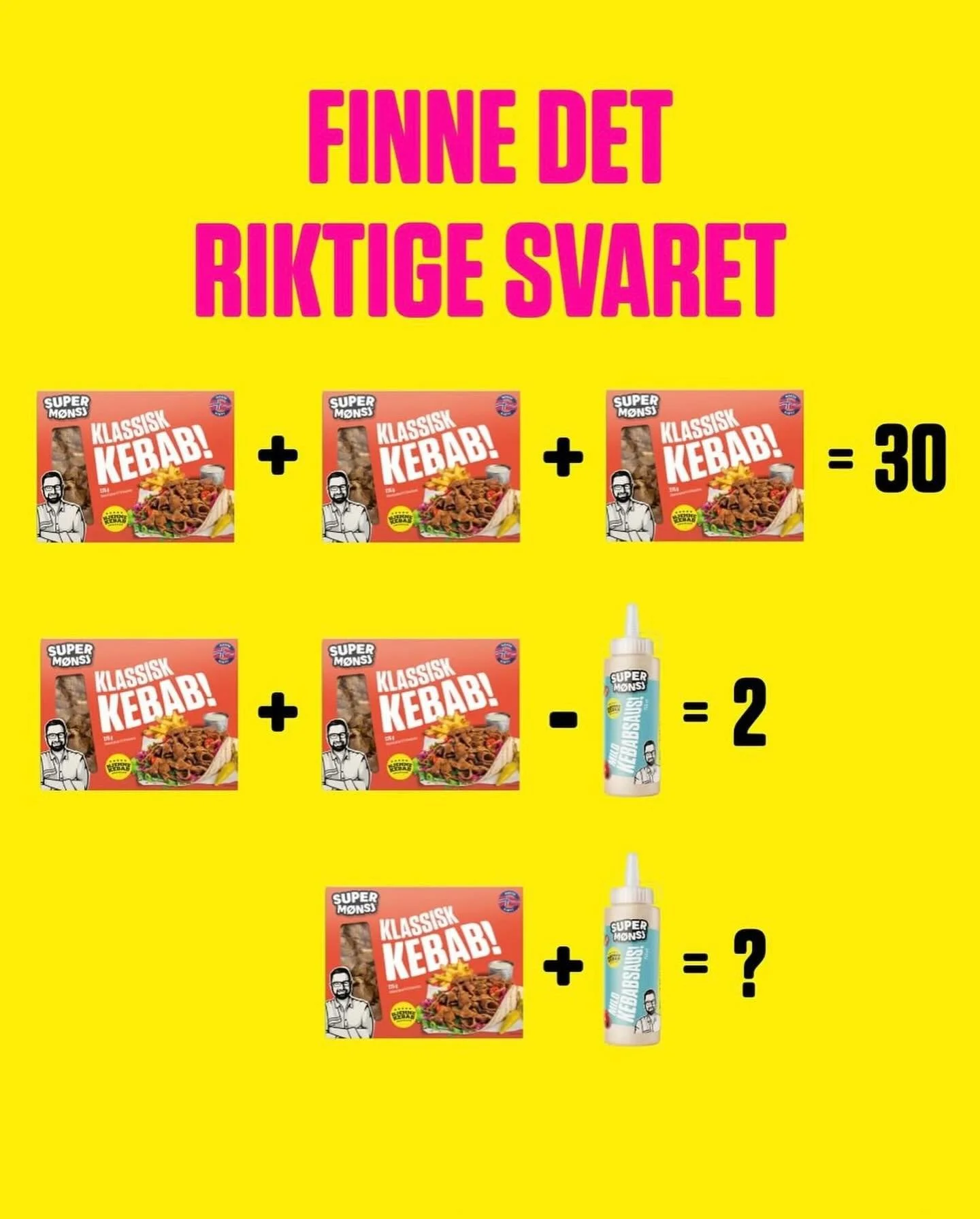 DEN F&Oslash;RSTE SOM SVARER RIKTIG, VINNER! 🤩🥳