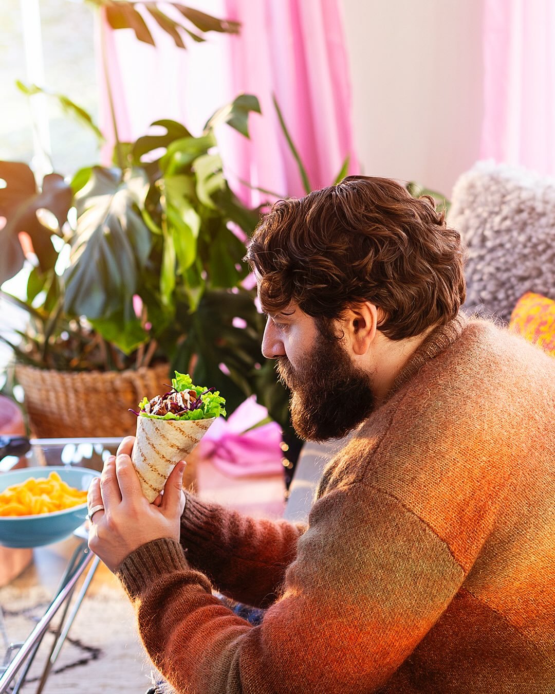 Finnes det noe bedre enn &aring; spise en skikkelig kebabrulle! Nam 🤤💛