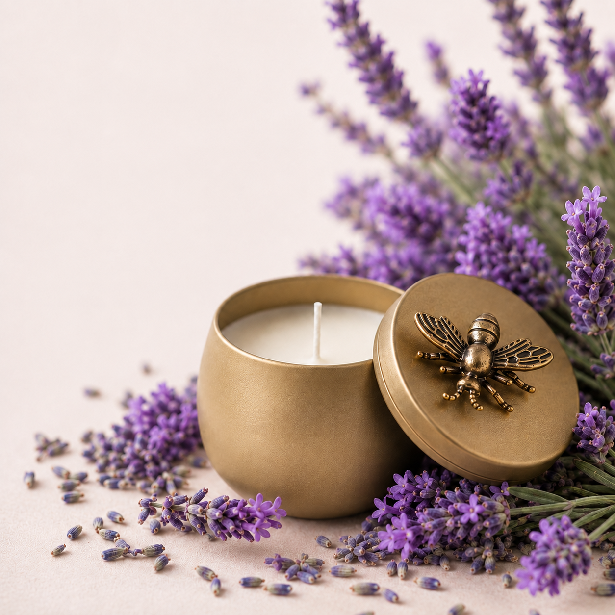 French Lavender Beeswax Candle