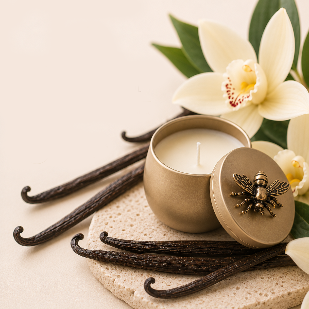 Vanilla Beeswax Candle