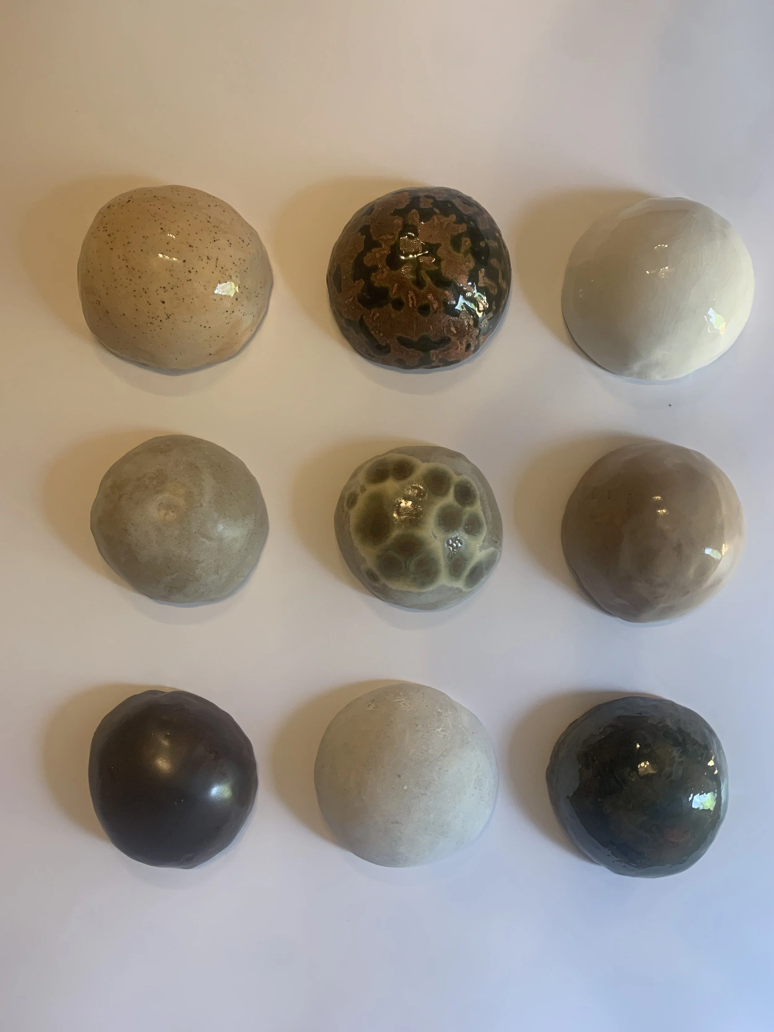Dome wall hanging - set of 9