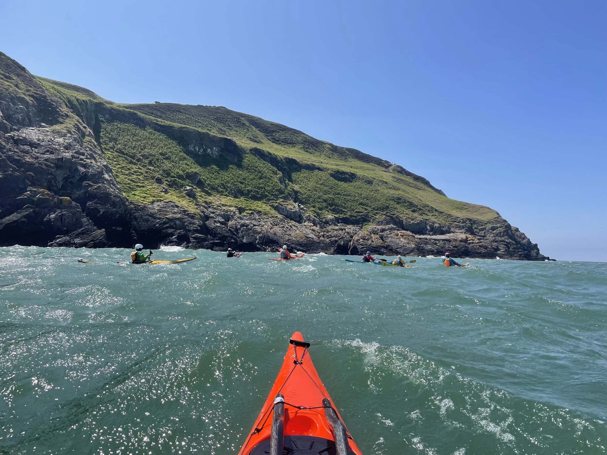 intermediate Anglesey sea kayaking