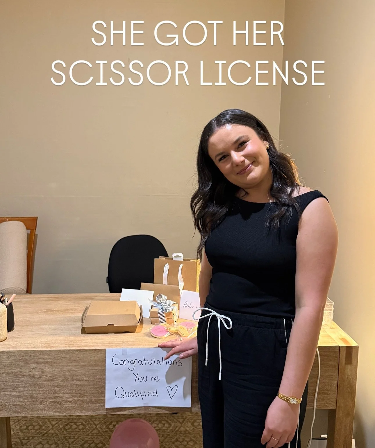 Our girl HANNAH is officially a qualified stylist - and two months early at that! 🤎

From being put on a five-minute talking ban in her early days (😂) to now chatting her way through full days of foils, haircuts and transformations&hellip; this gir