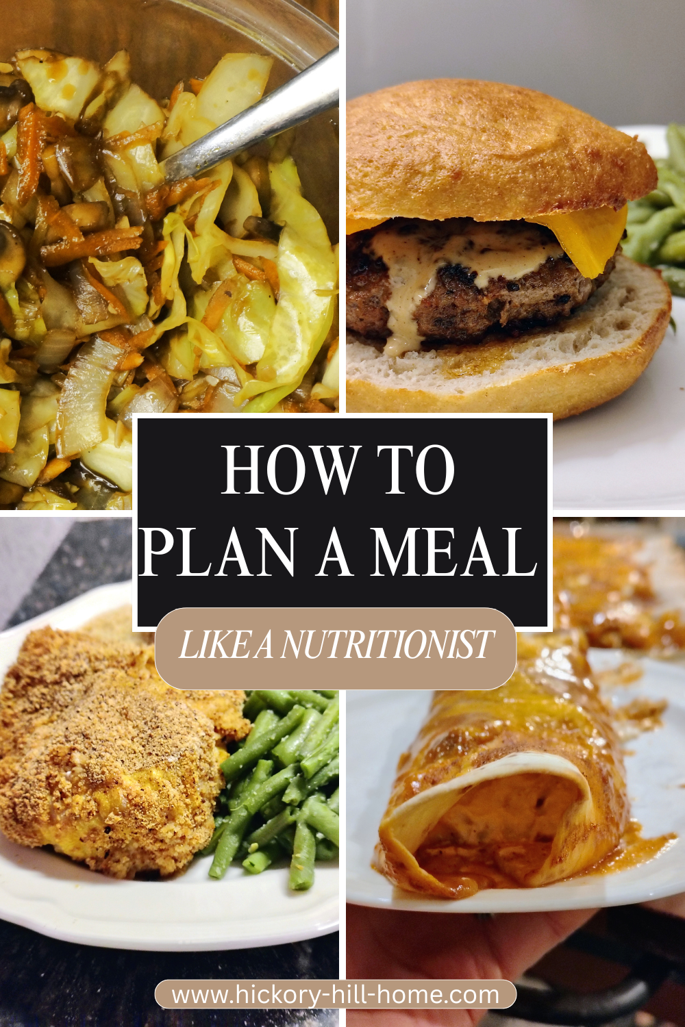 A variety of healthy meal ideas