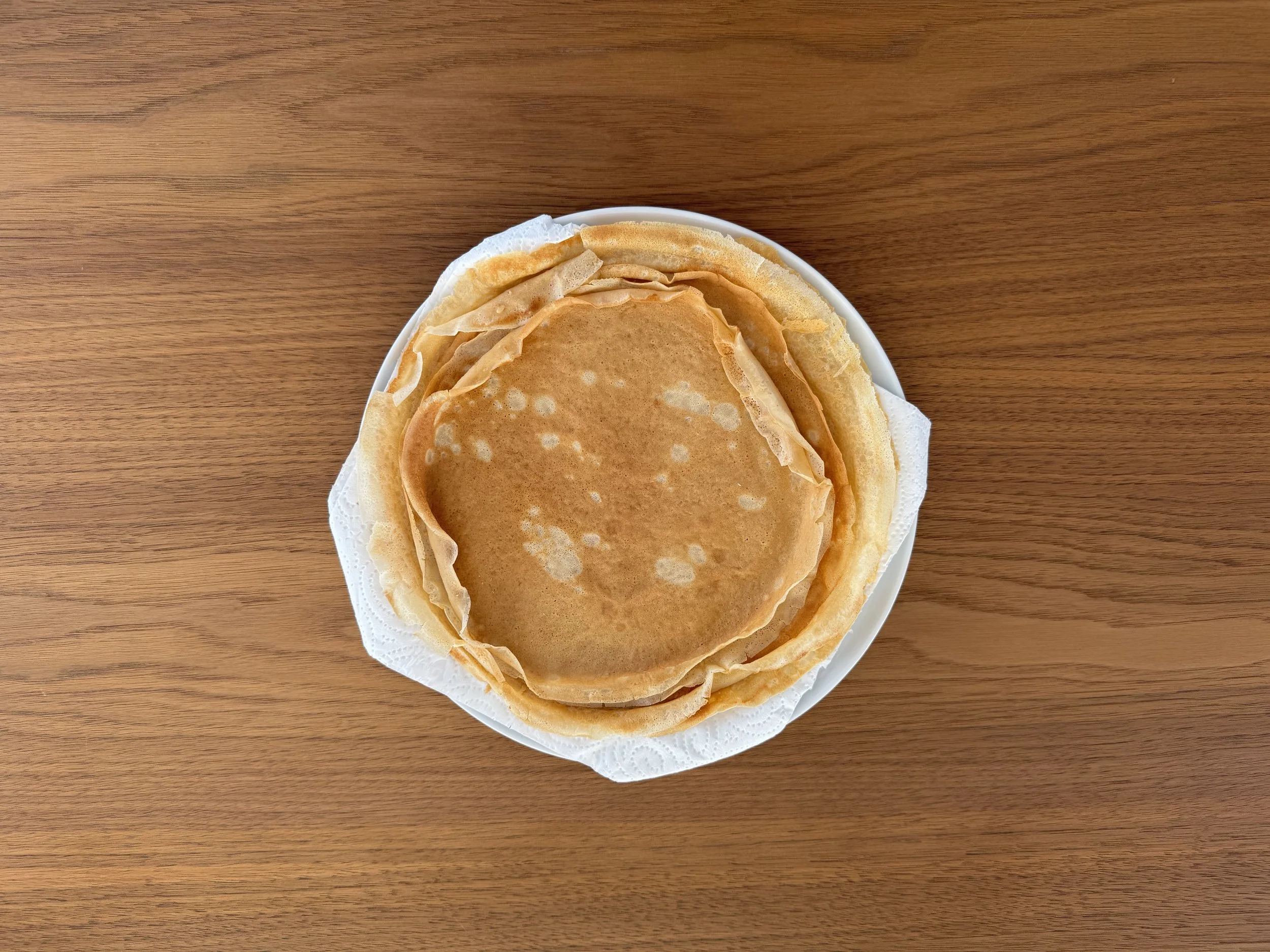 Pancakes with more eggs