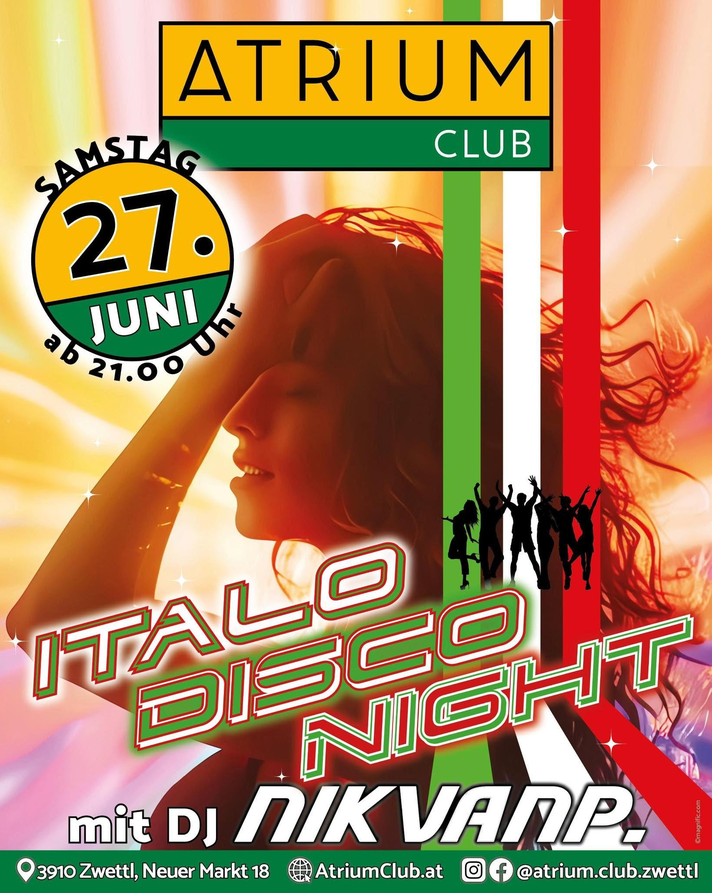 ITALO DISCO NIGHT mit DJ NIK VANP