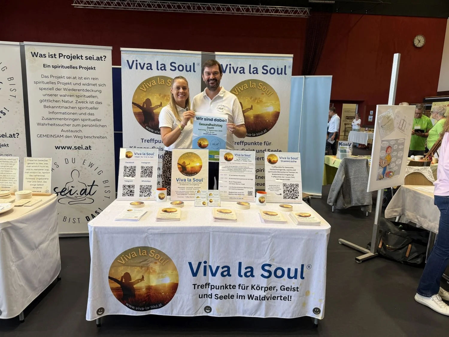 Viva la Soul und sei.at am Gesundheitstag Zwettl 2026