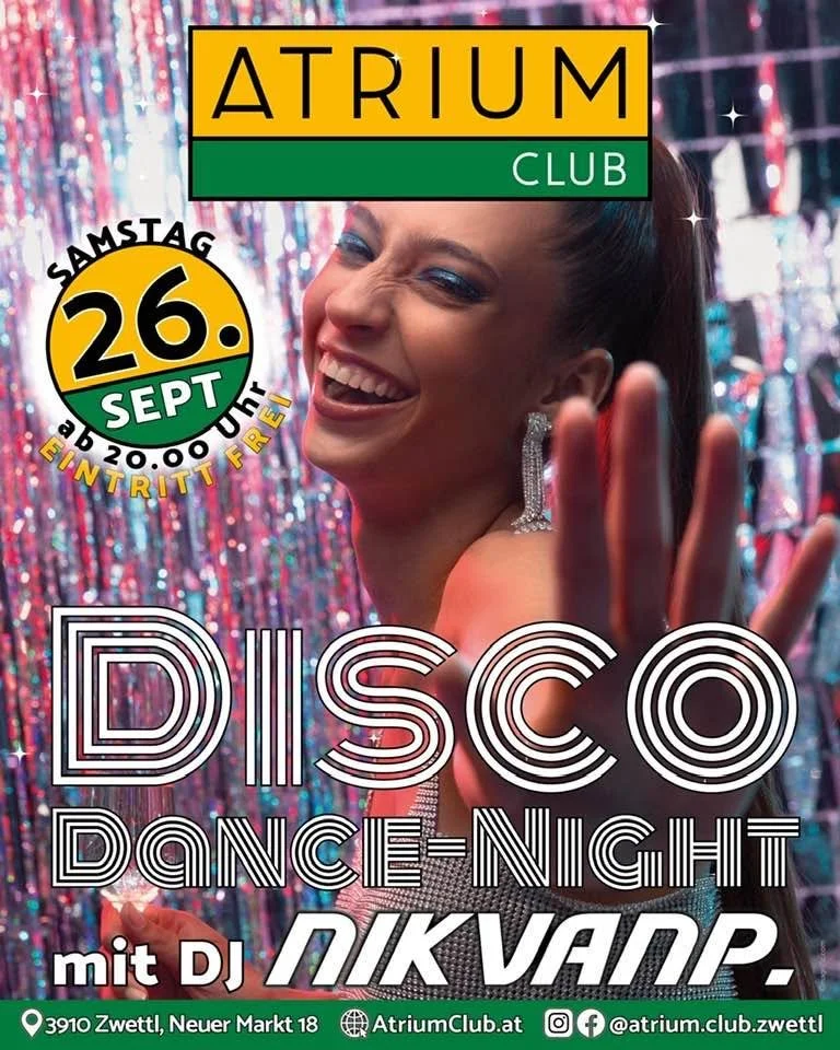 Disco Dance-Night mit DJ NIK VANP.