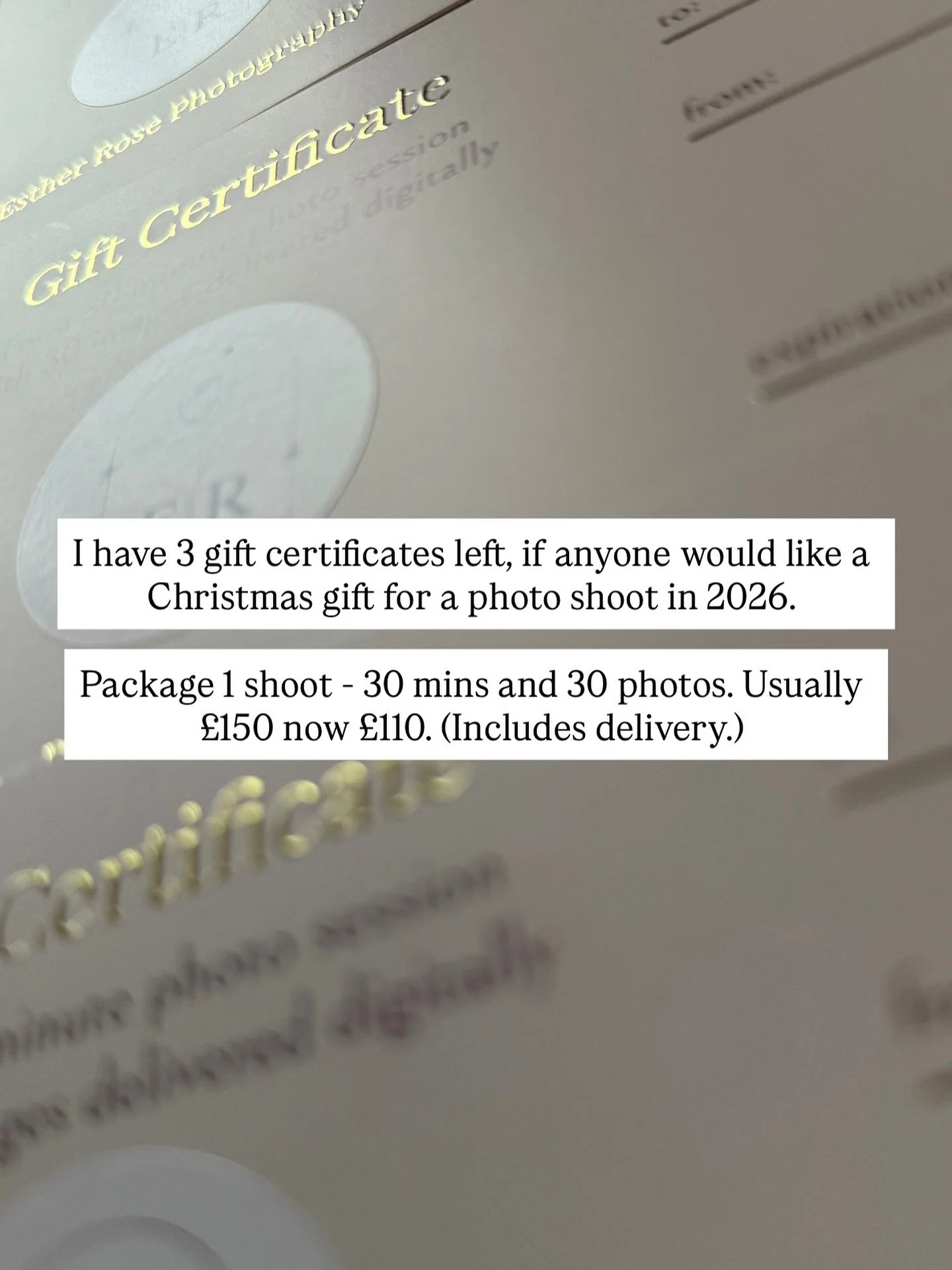 Available until December 10th x