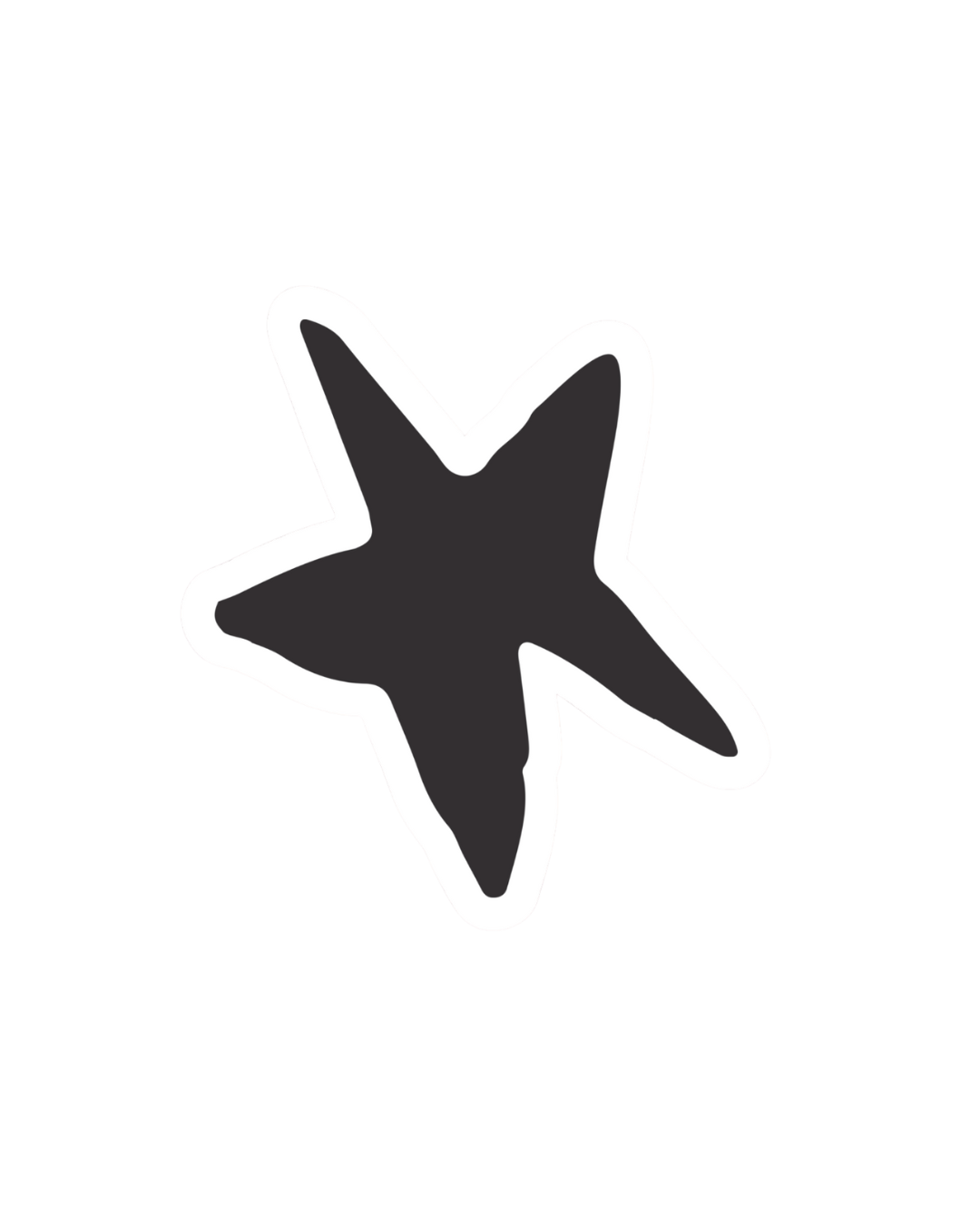 Sticker - Jet Black Star