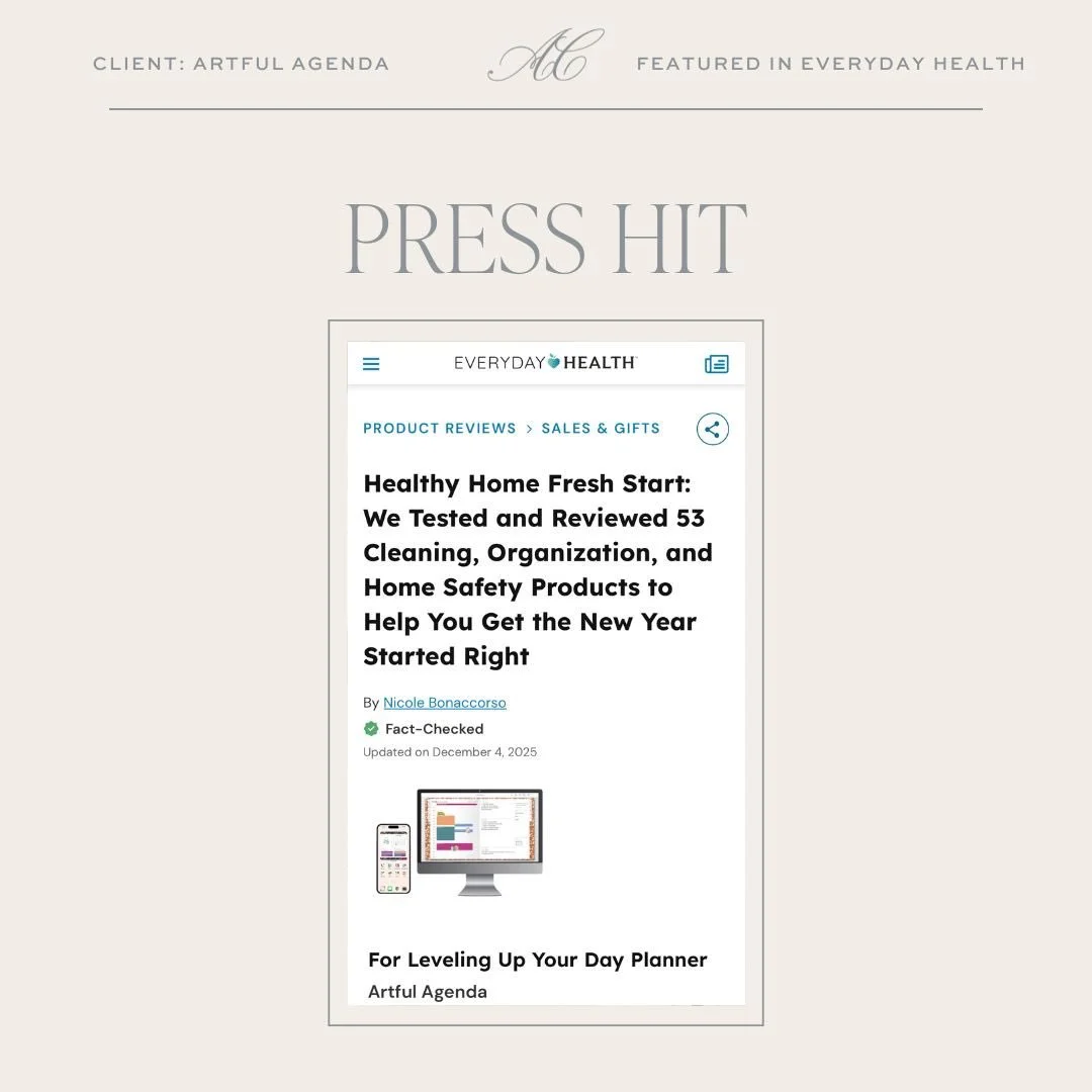 What comes after the holiday hustle? New year organization. @artfulagenda to save the day! Find out why @everydayhealth recommends it alongside 52 other products to help you get the new year started right.

☁️ https://www.everydayhealth.com/sales-gif